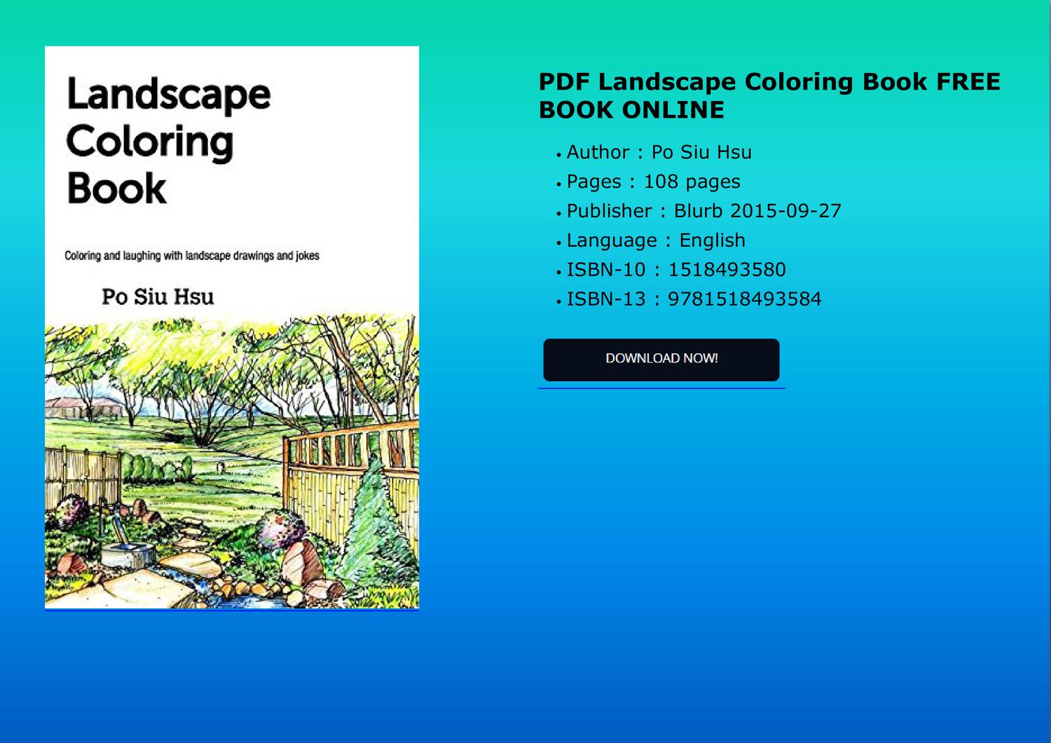 Download Pdf Landscape Coloring Book Free Book Online Pdf Docdroid