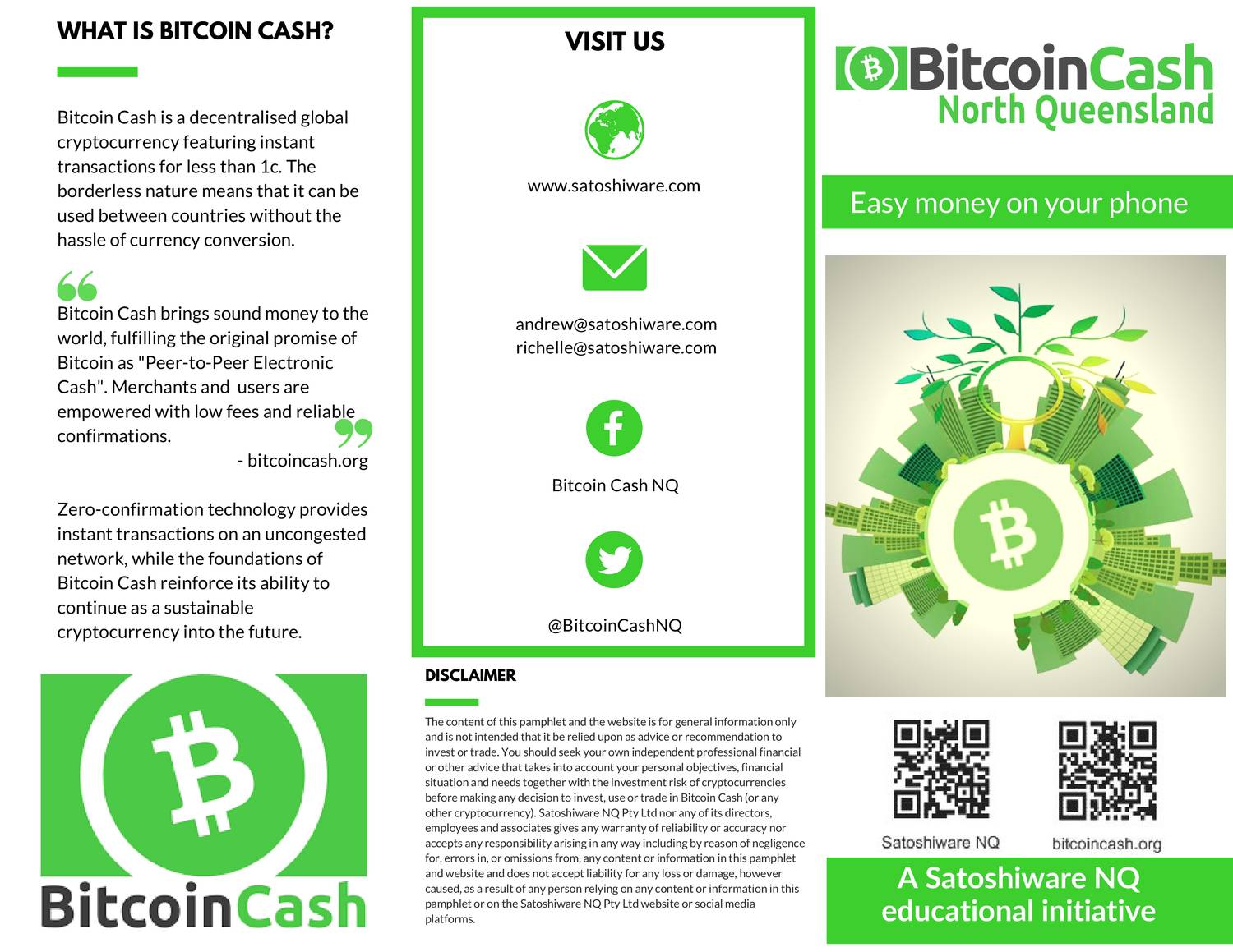 Bitcoin Cash Brochure Pdf Docdroid - 