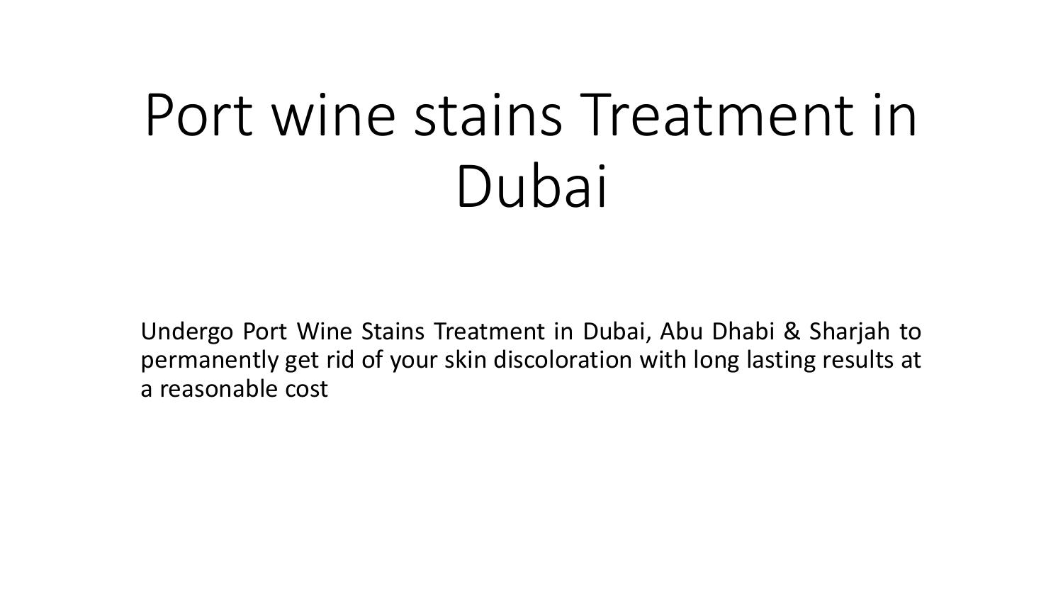 port wine stains on legs