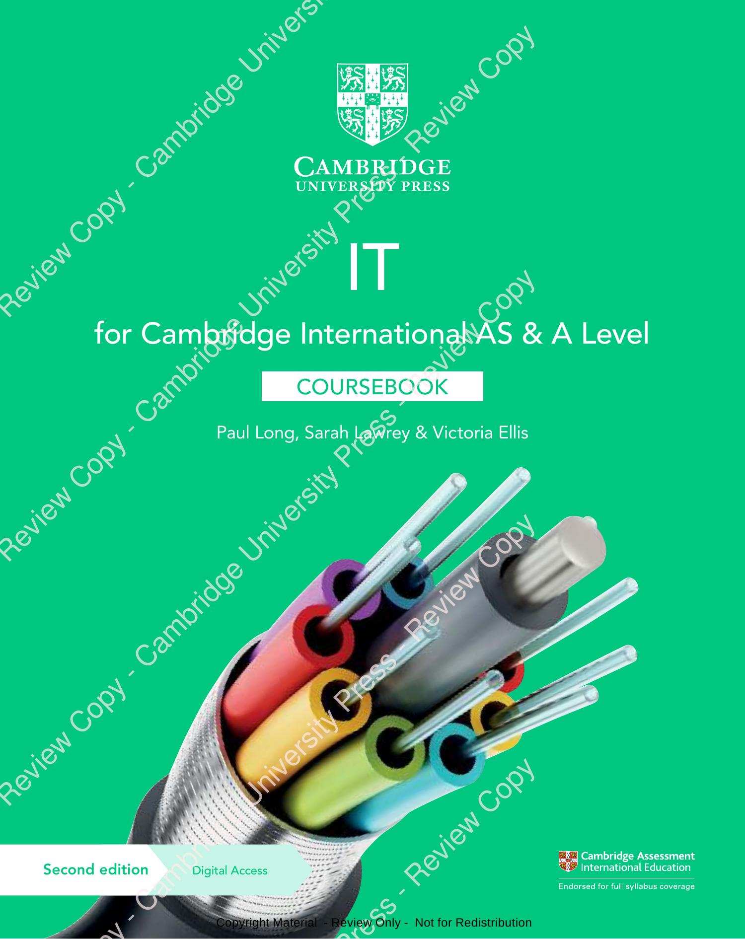 Cambridge International A Level ICT Textbook Second Edition 2021 pdf 