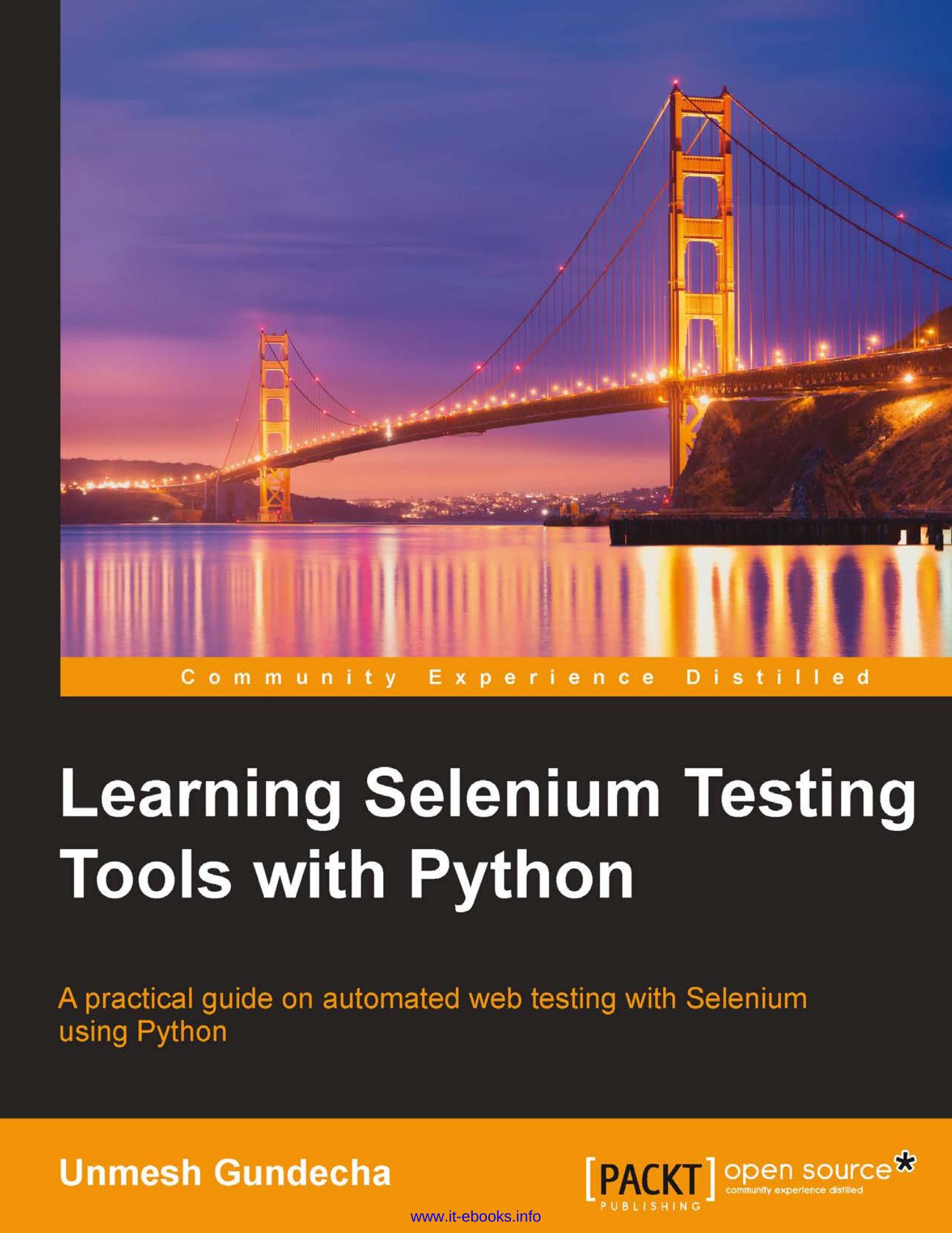 Learning Selenium Testing