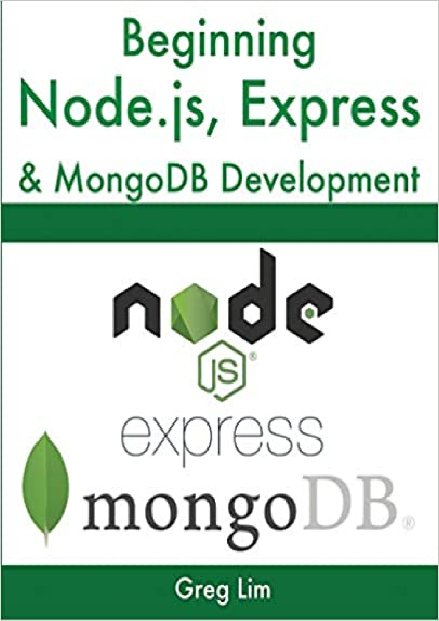 READ Beginning Node Js Express MongoDB Development.pdf | DocDroid