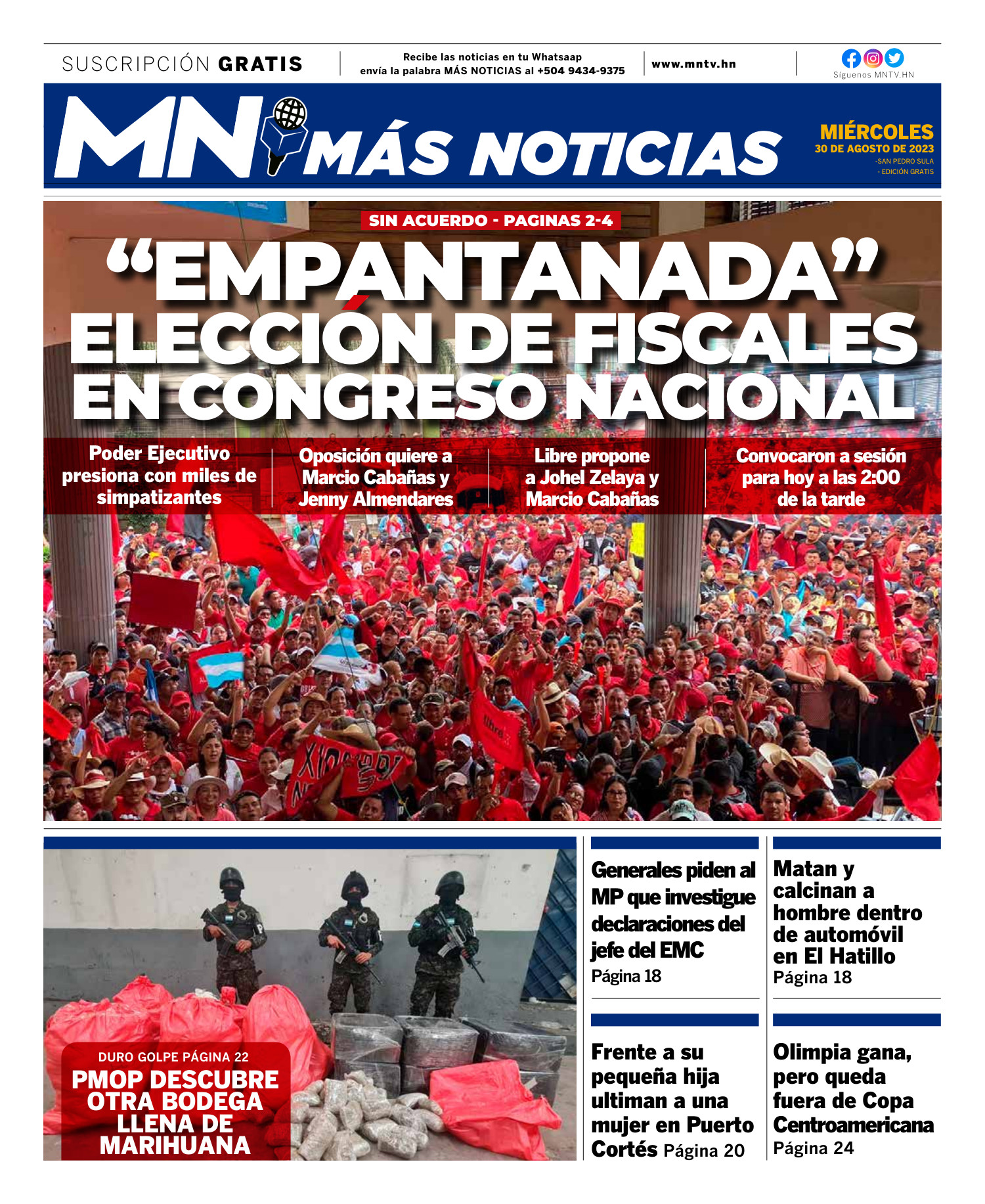 Mas Noticas Edicion Mi Rcoles De Agosto De Pdf Docdroid