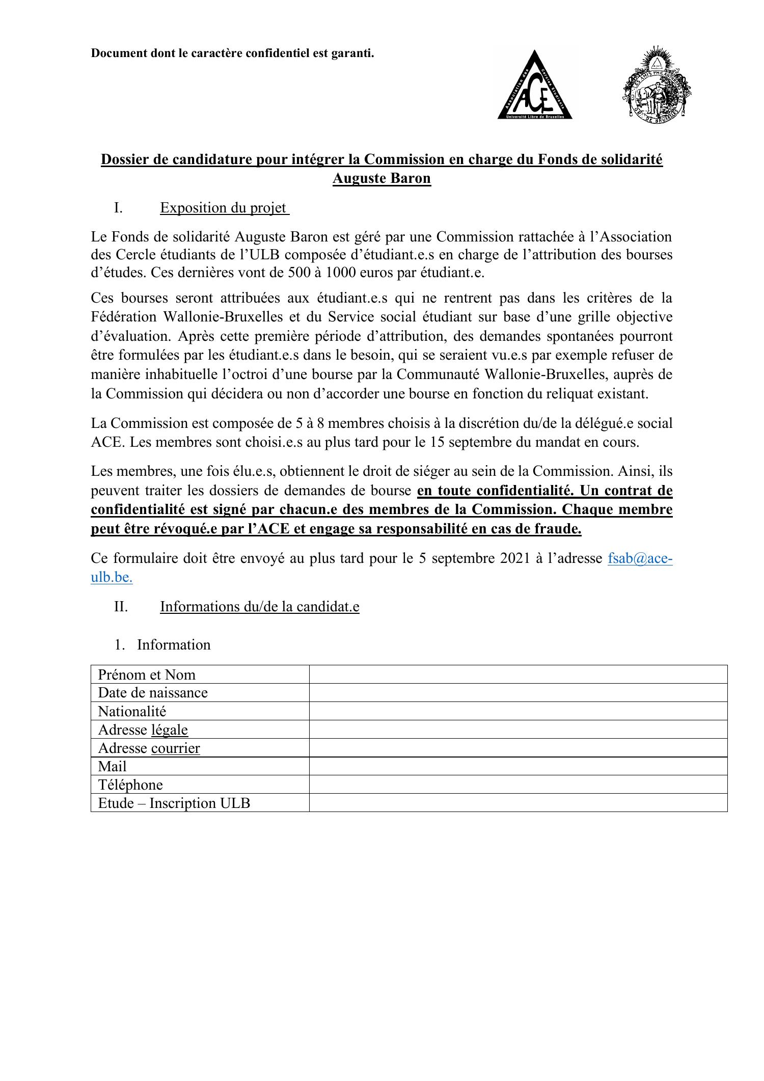 Dossier De Candidature Membre De La Commission 2021 2022pdf Docdroid 