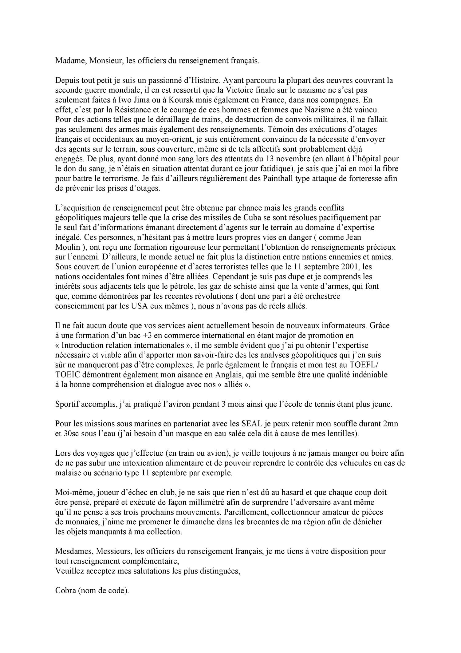 Lettre motivation dgse.pdf | DocDroid