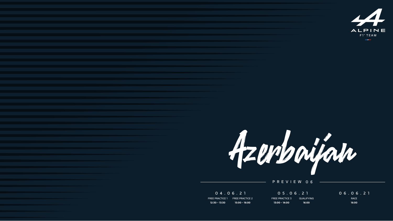 Alpine F1 Team - 2021 Azerbaijan GP Preview.pdf | DocDroid