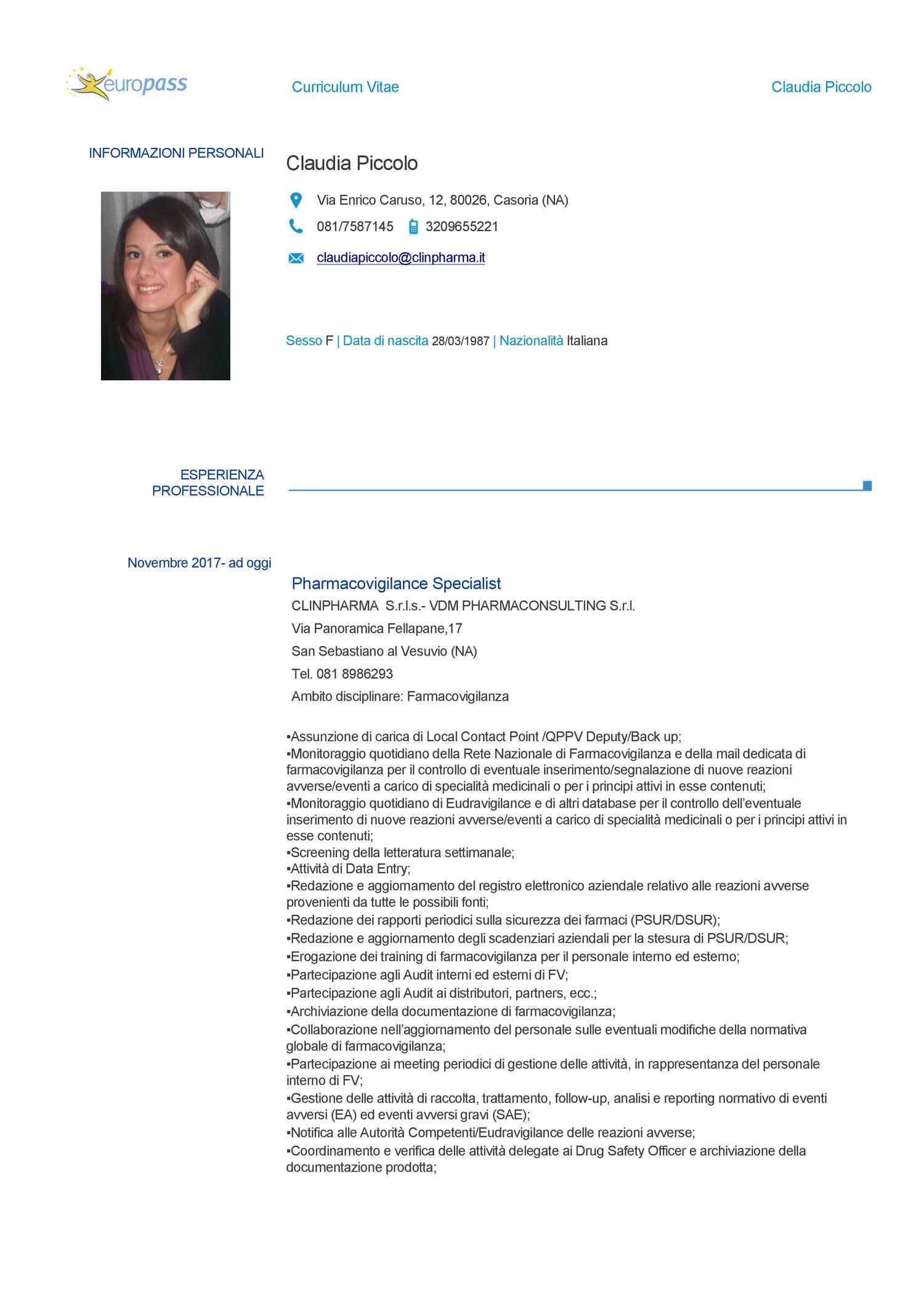 CV Claudia Piccolo.pdf | DocDroid