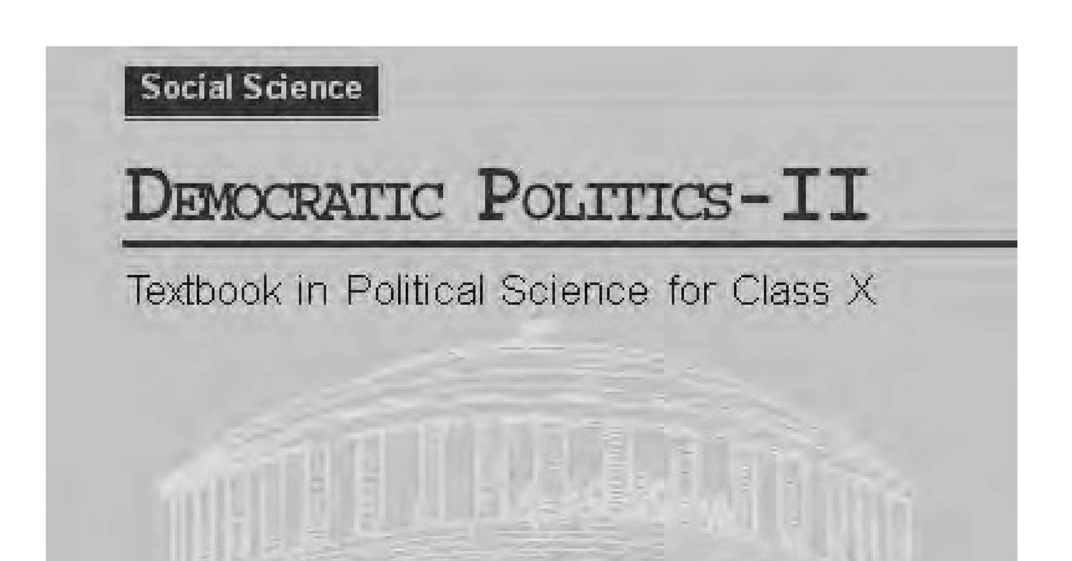 class 10 political science chapter 2 book pdf