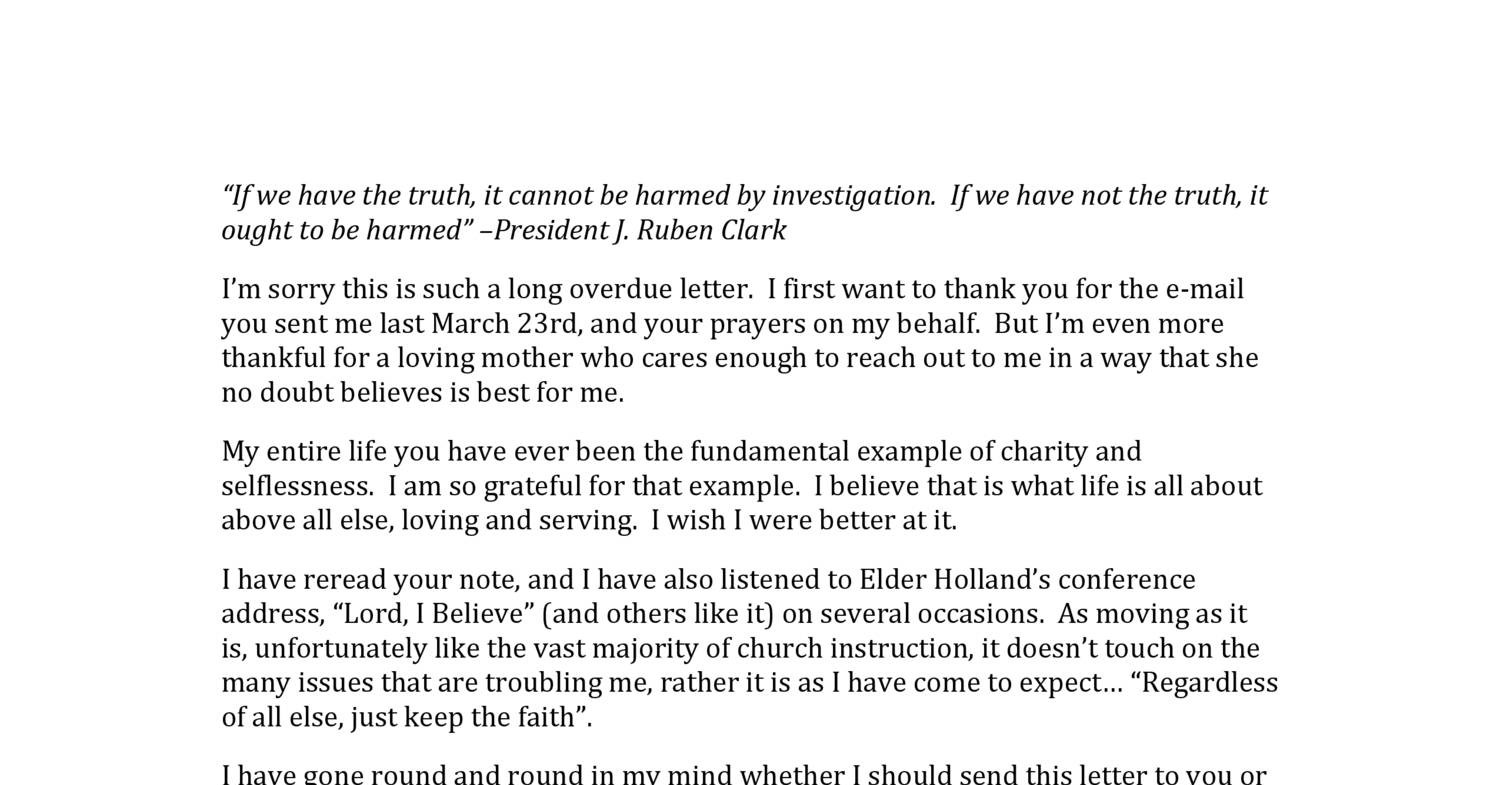 Free 5 Sample Thank You Letter To Mom In Ms Word Pdf