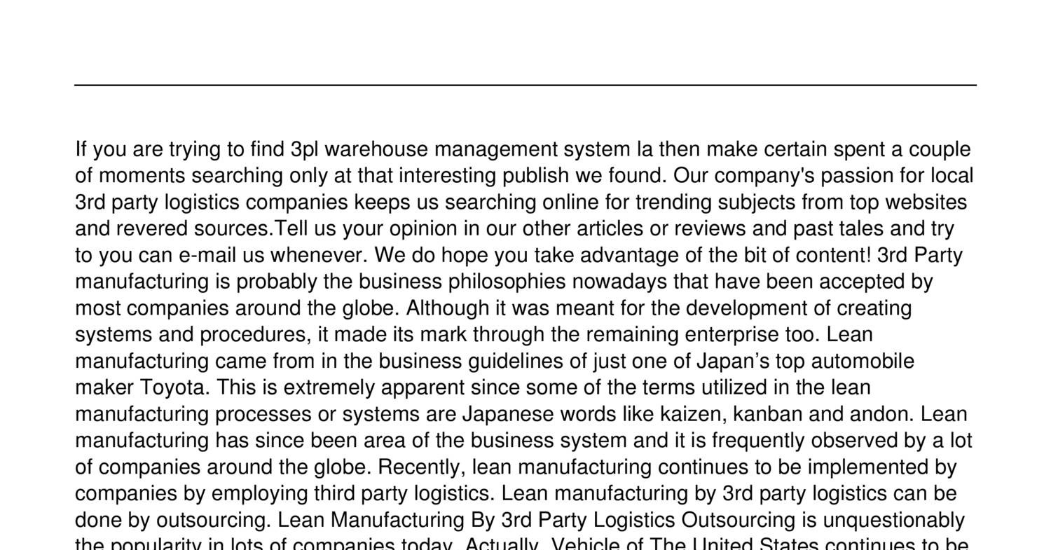 3rd-party-logistics-companies-pdf-docdroid