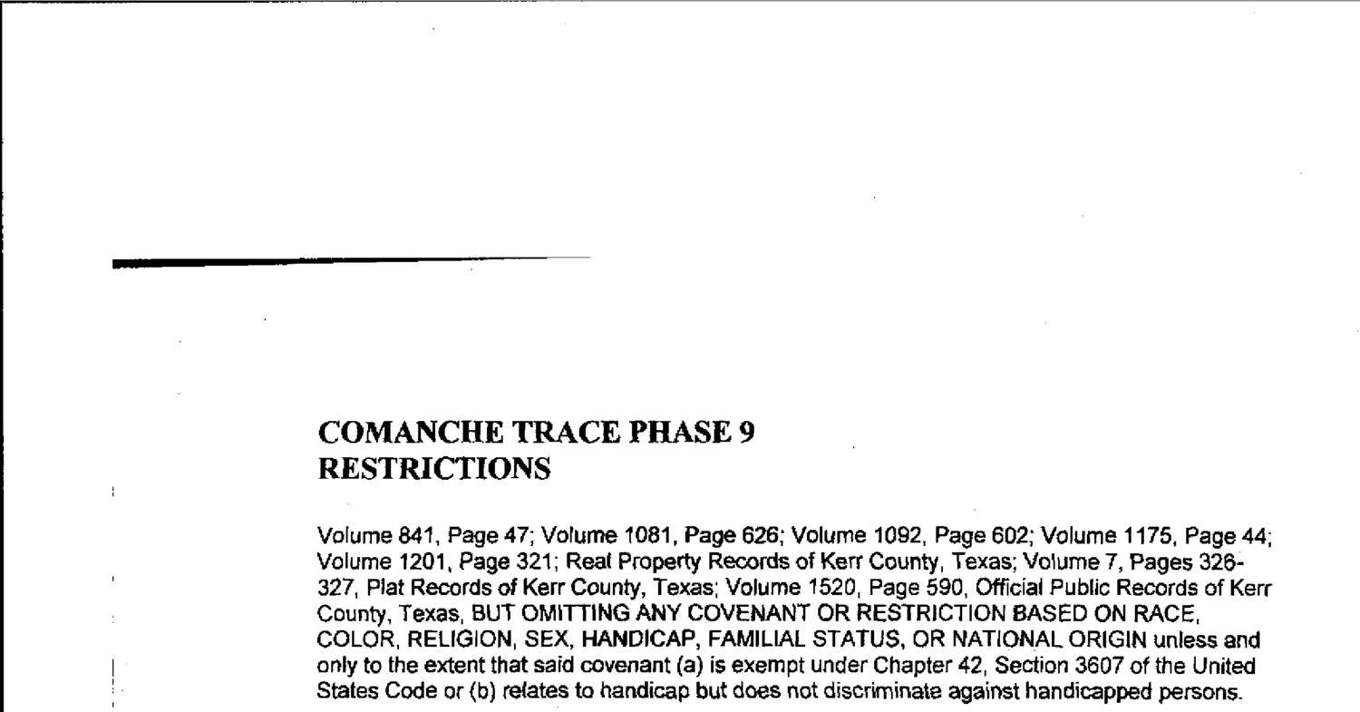 comanche trace