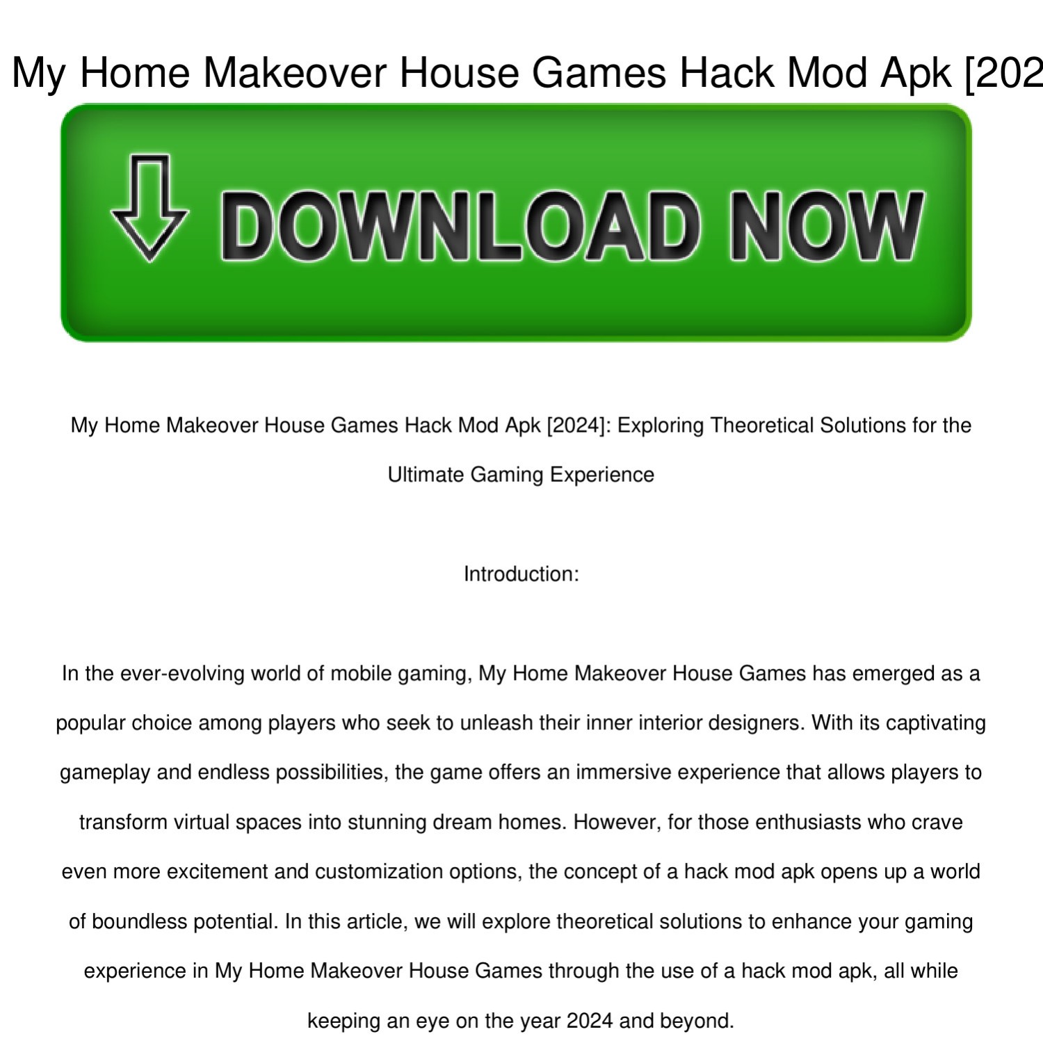 My-Home-Makeover-House-Games-Hack-Mod-Apk-[2024].pdf | DocDroid