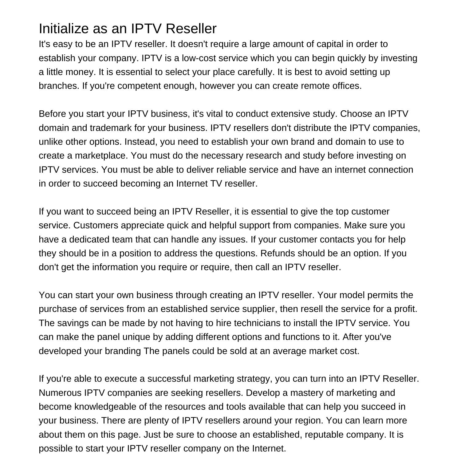 Begin With An IPTV Reseller Hgzrw.pdf.pdf | DocDroid