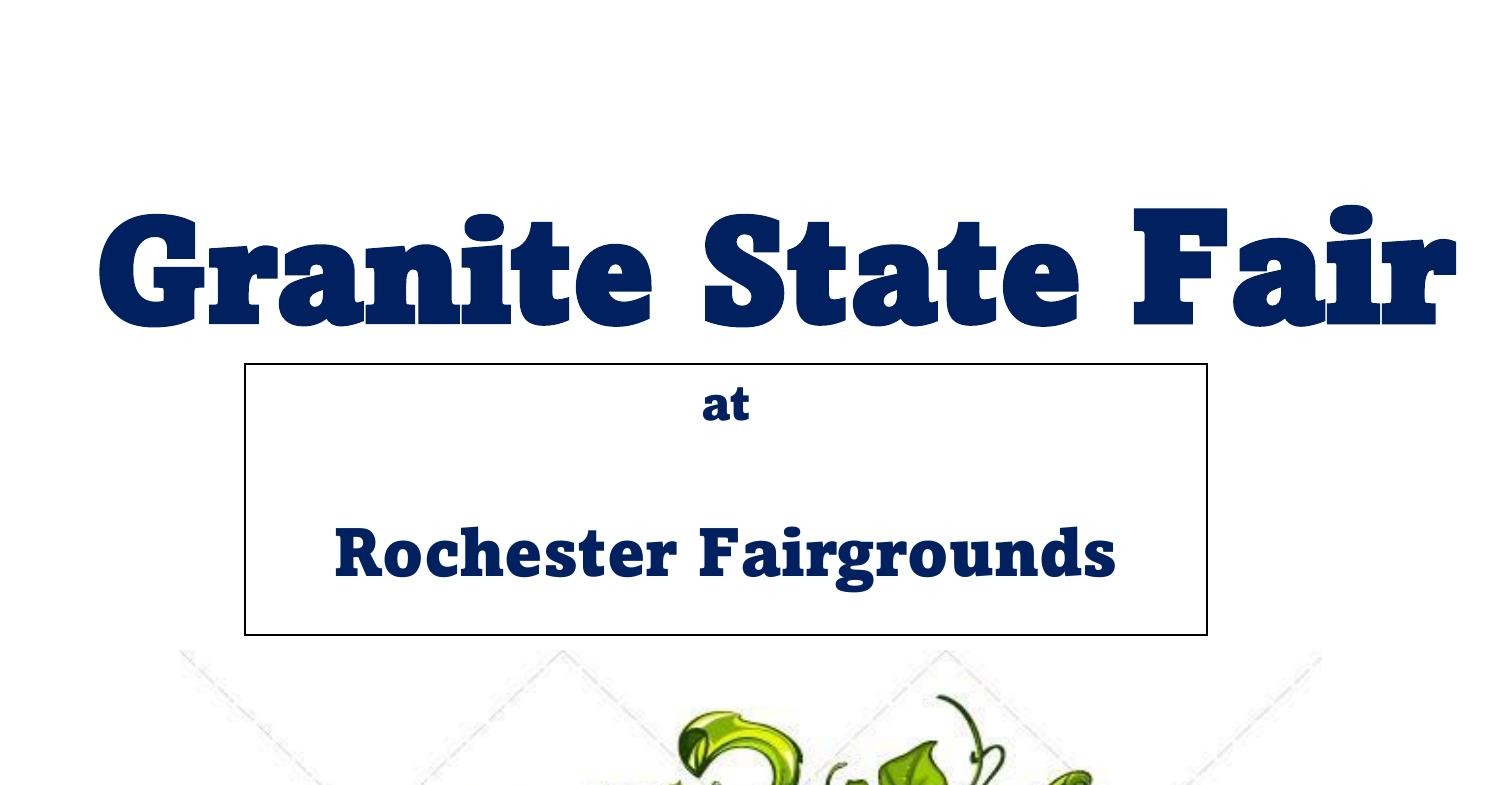 2022 Granite State Fair Handbook.pdf DocDroid