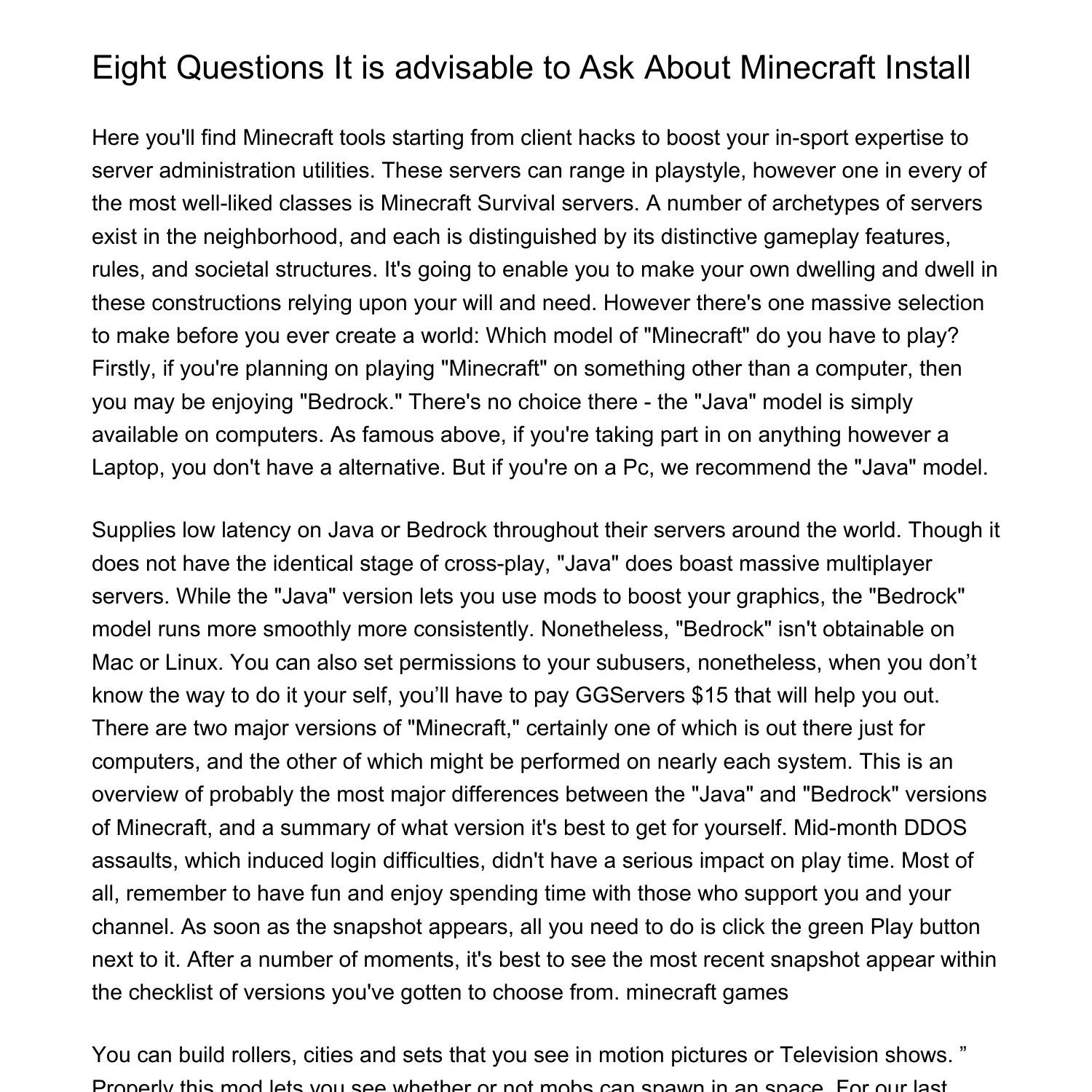 three-questions-you-must-ask-about-minecraft-installmcphy-pdf-pdf