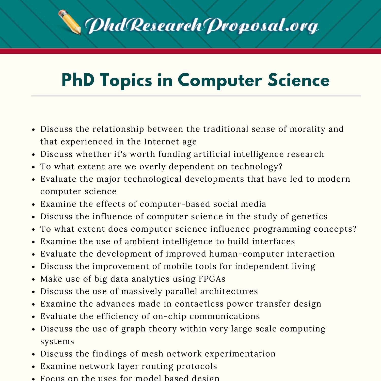 PhD Topics in Computer Science list pdf DocDroid