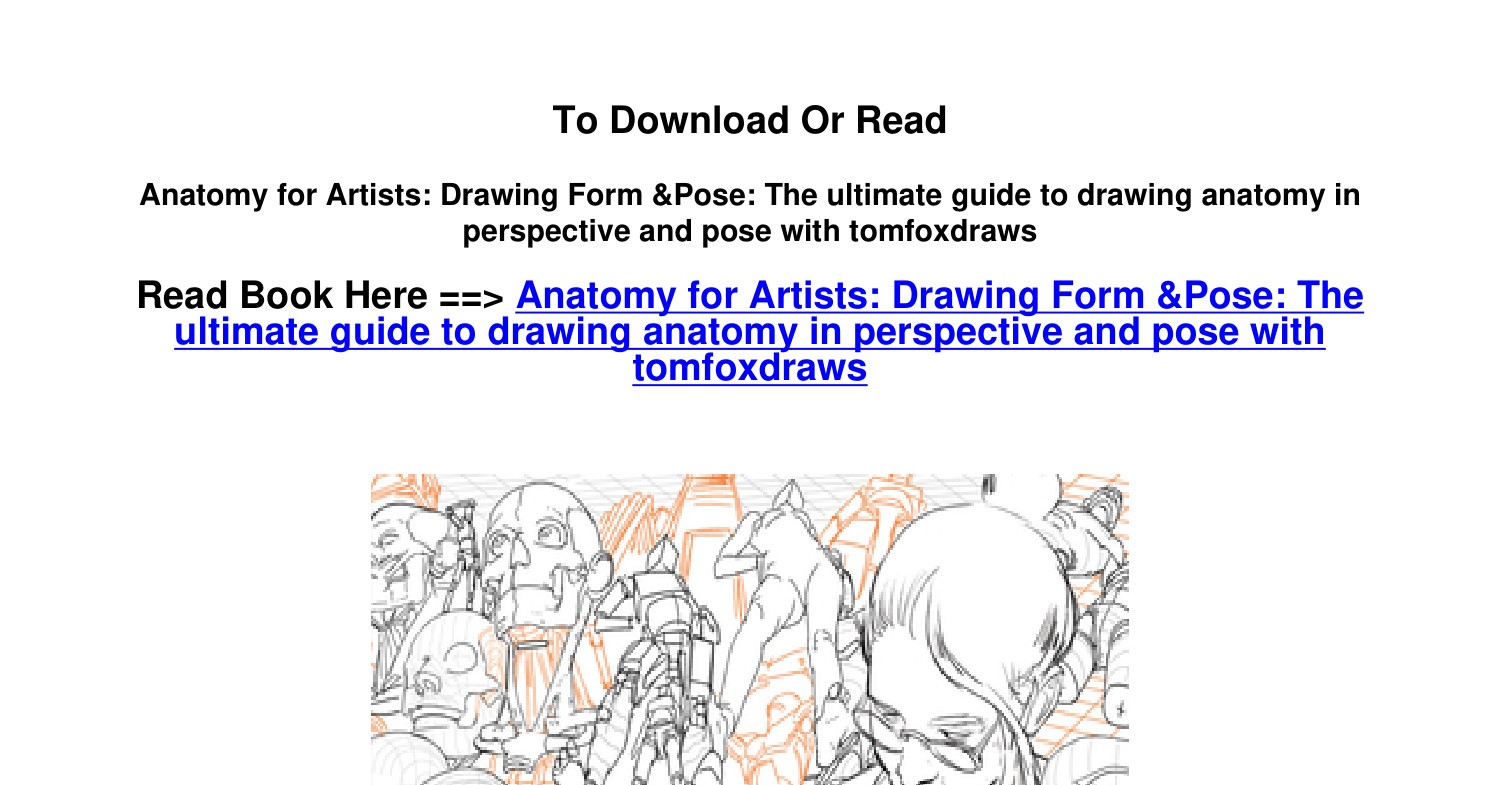 Epub Download Anatomy For Artists Drawing Form Pose The Ultimate Guide ...