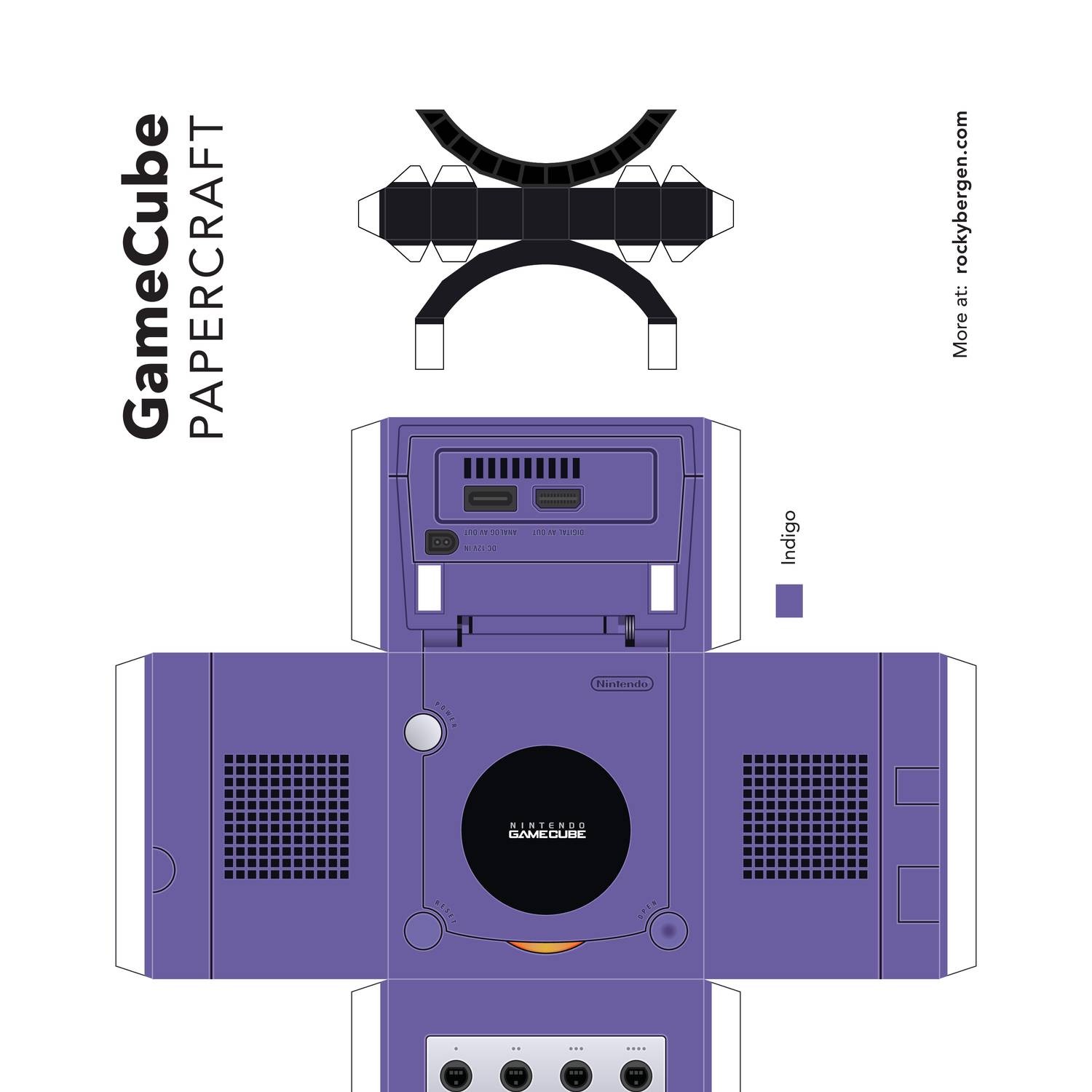 GameCube Papercraft