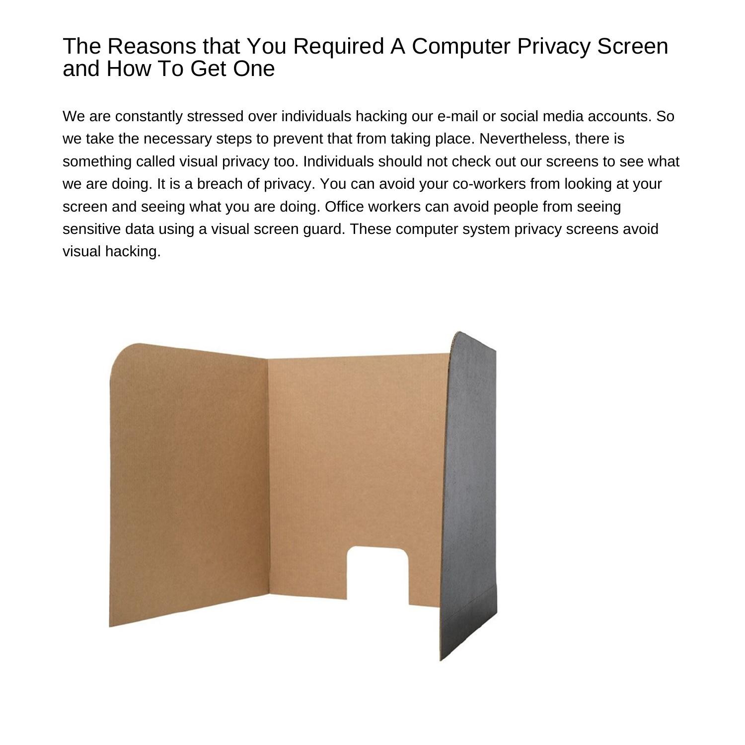 the-reasons-you-required-a-computer-personal-privacy-screen-and-how-to