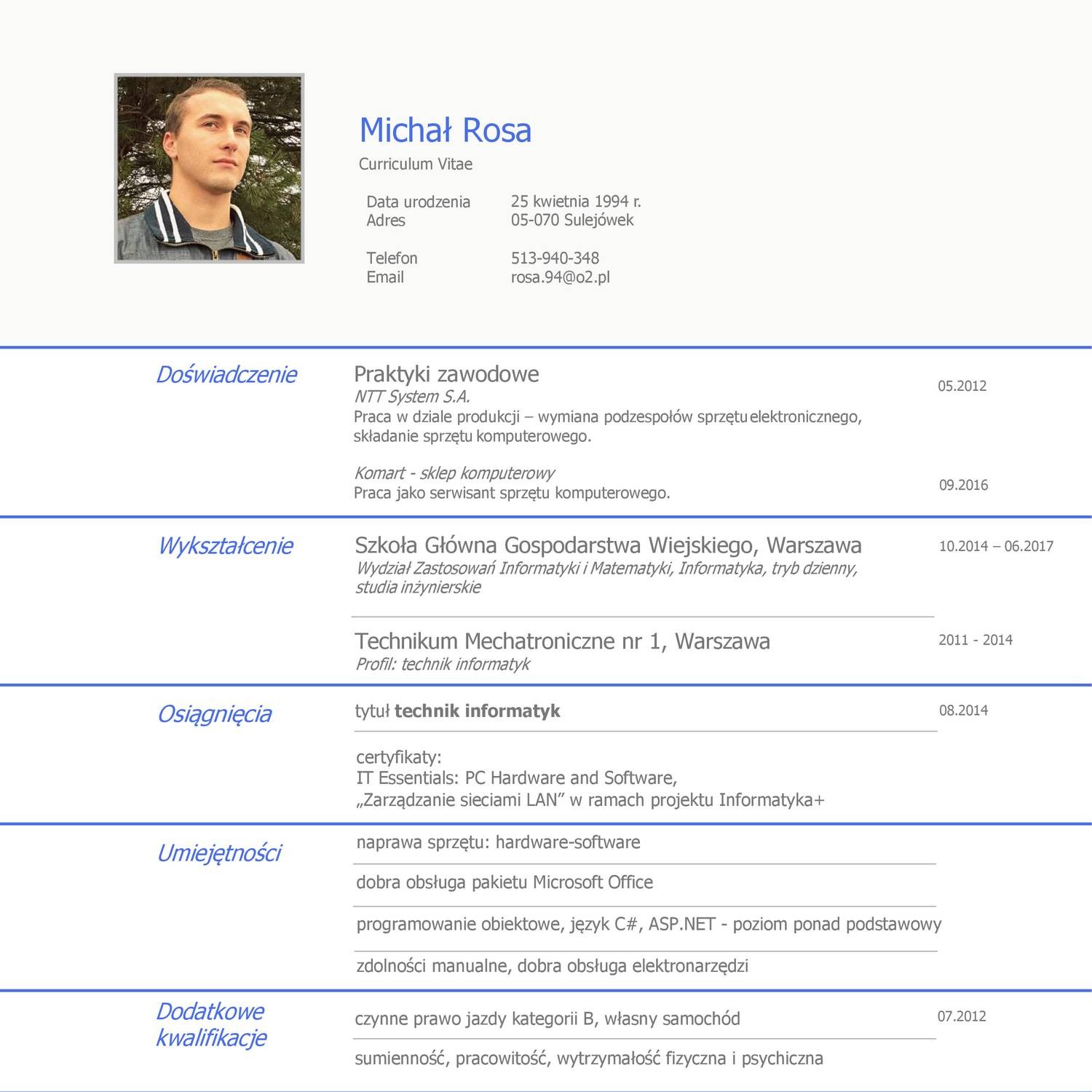 CV_Michal_Rosa.pdf | DocDroid