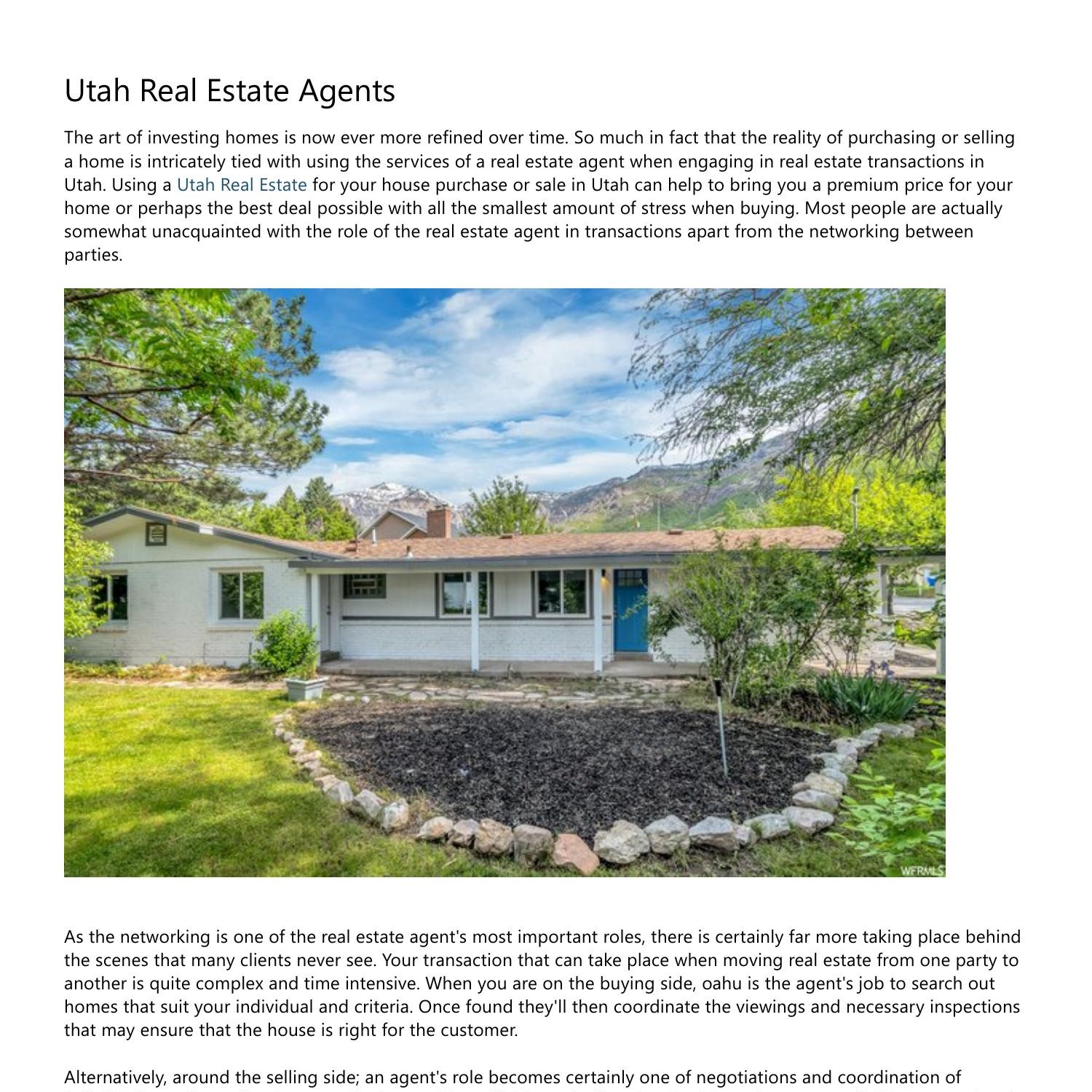 Utah Real Estate Agents4pdf Docdroid 