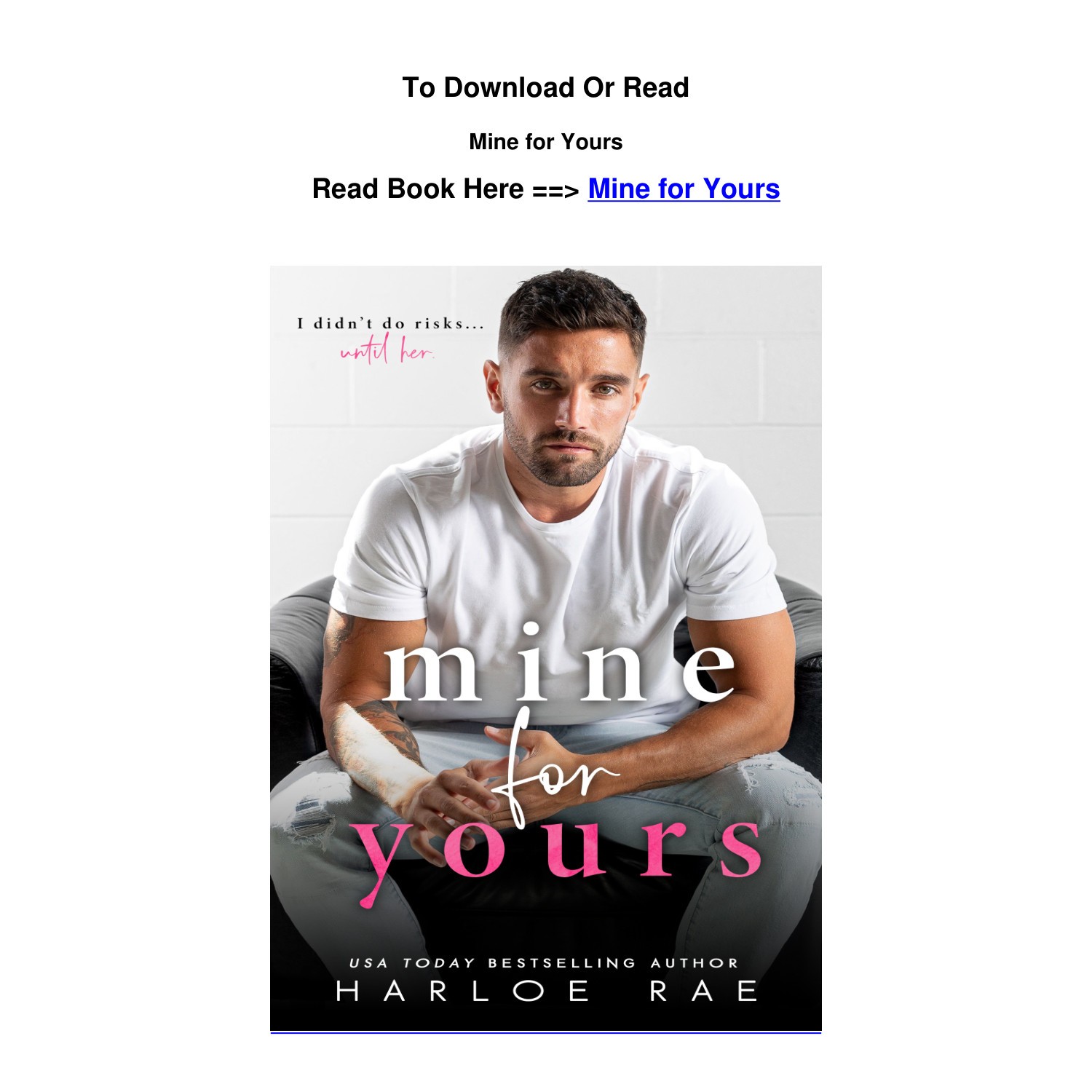 Download Epub Mine For Yours By Harloe Rae Pdf Docdroid