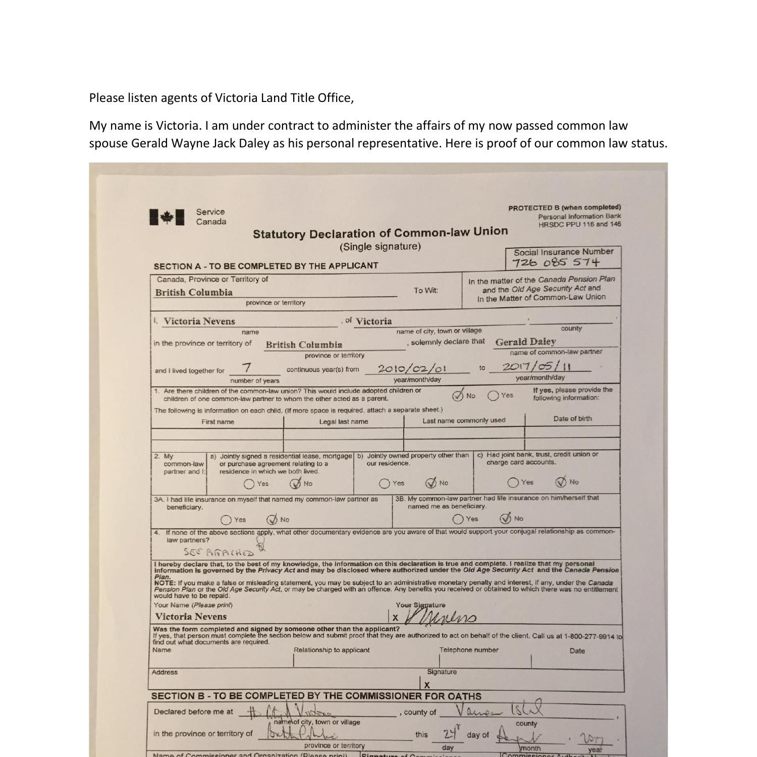 Victoria Land Title Office Notice And Requirement pdf DocDroid