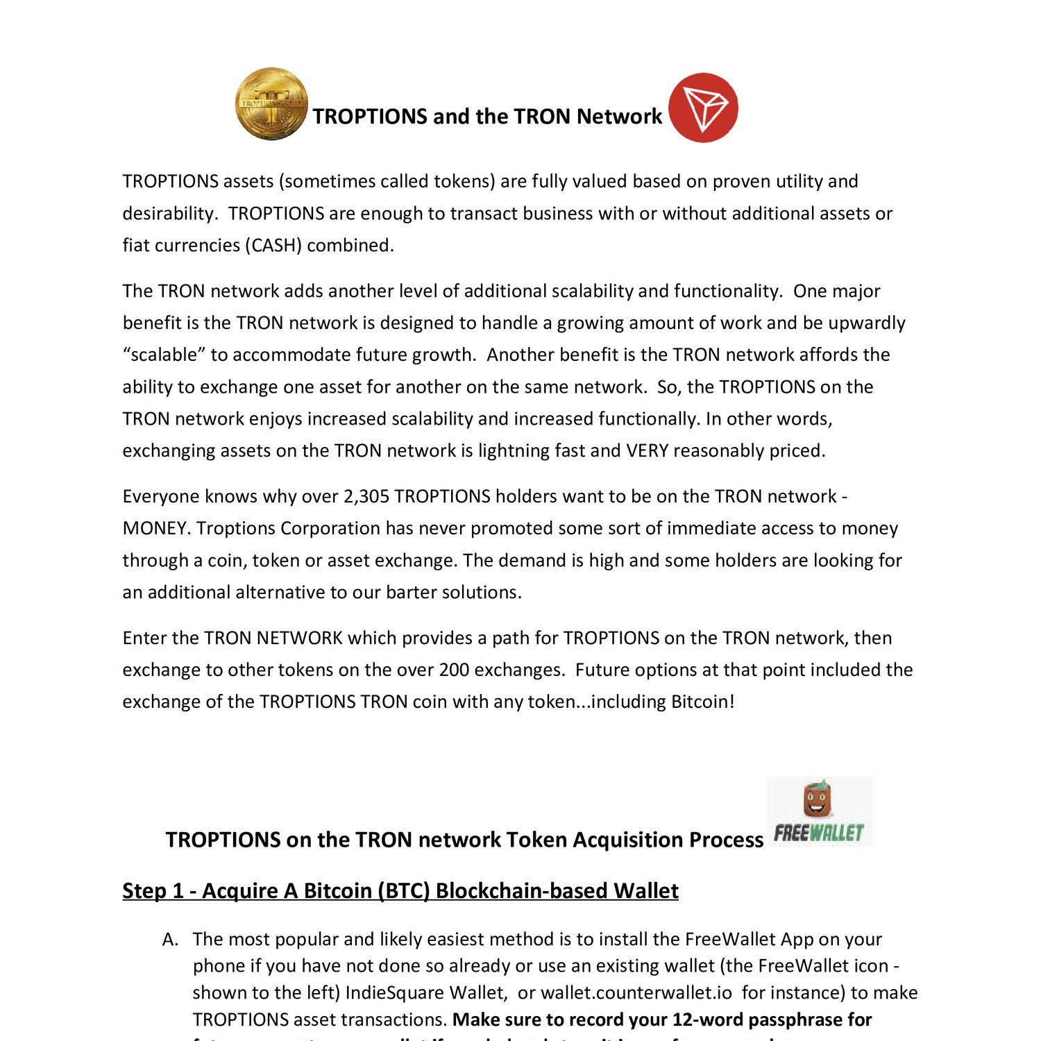 TROPTIONS and the TRON Network.pdf | DocDroid