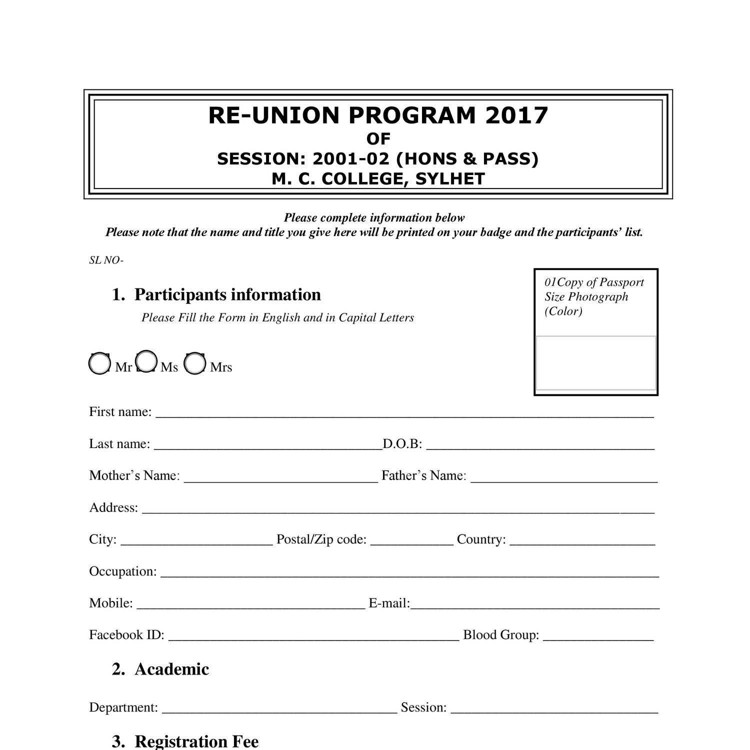 Editable ReunionProgram 2017 RegistrationForm.pdf DocDroid