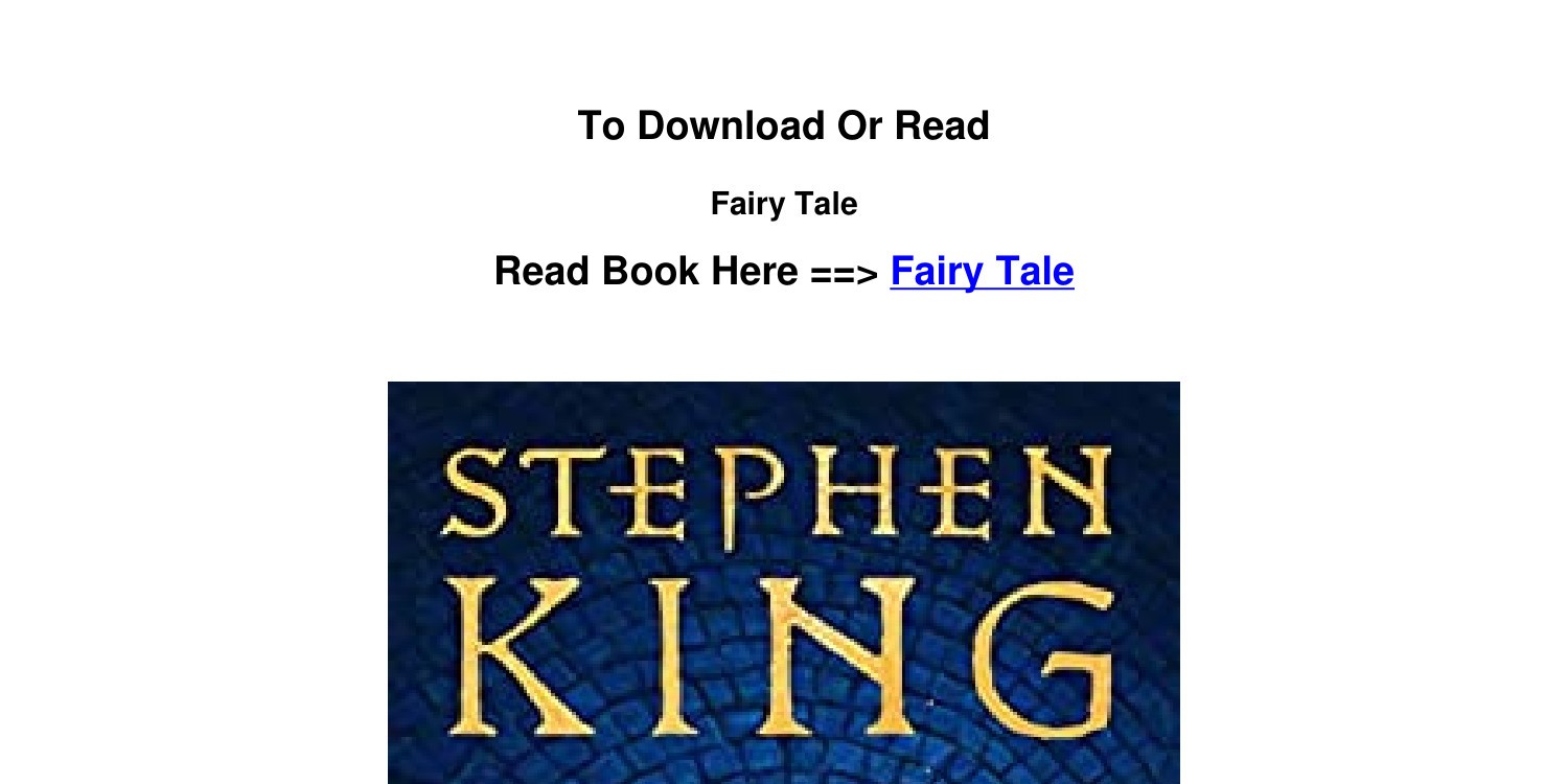 Fairy Tale eBook di Stephen King - EPUB Libro