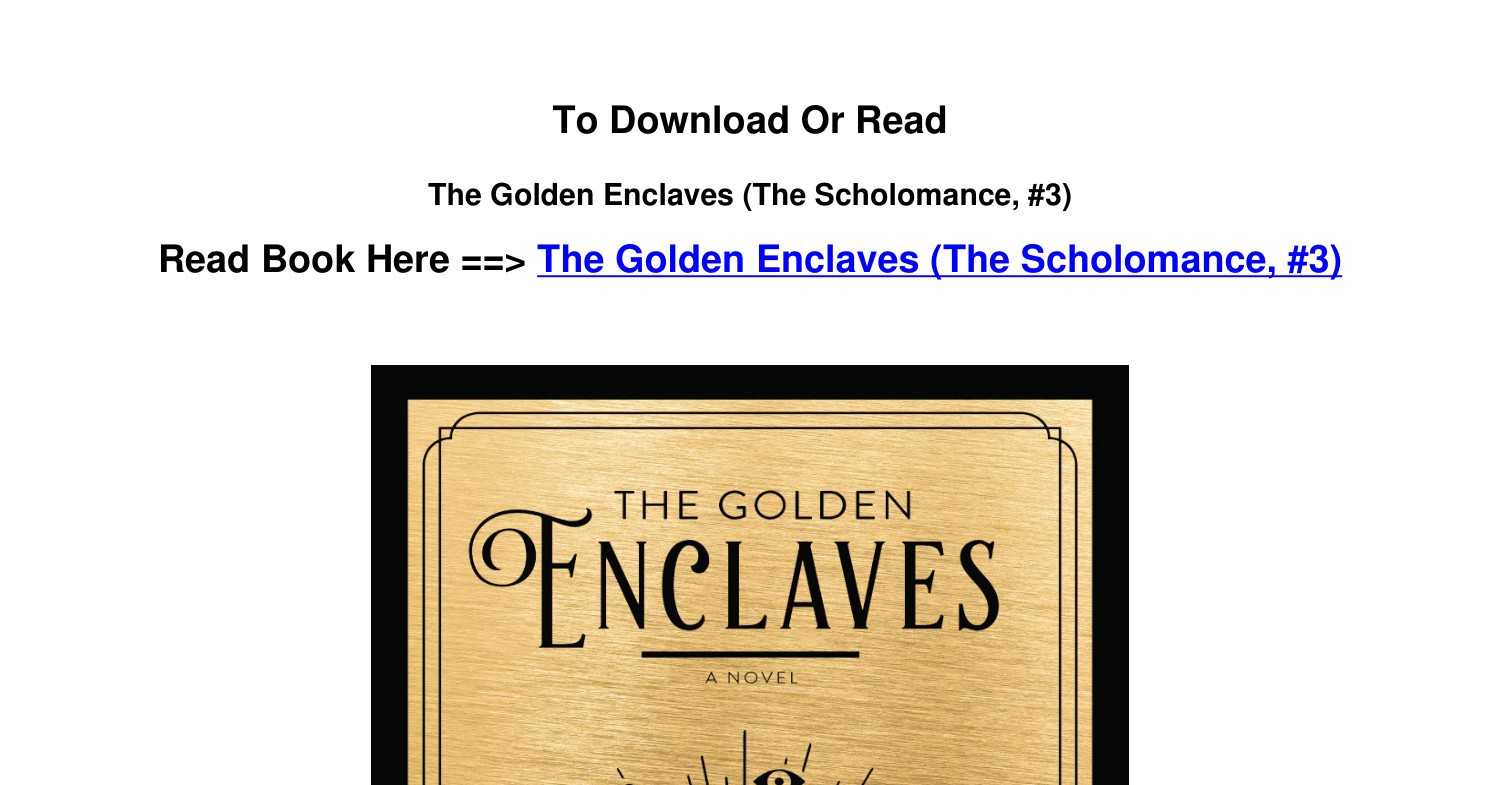 The Golden Enclaves by Naomi Novik