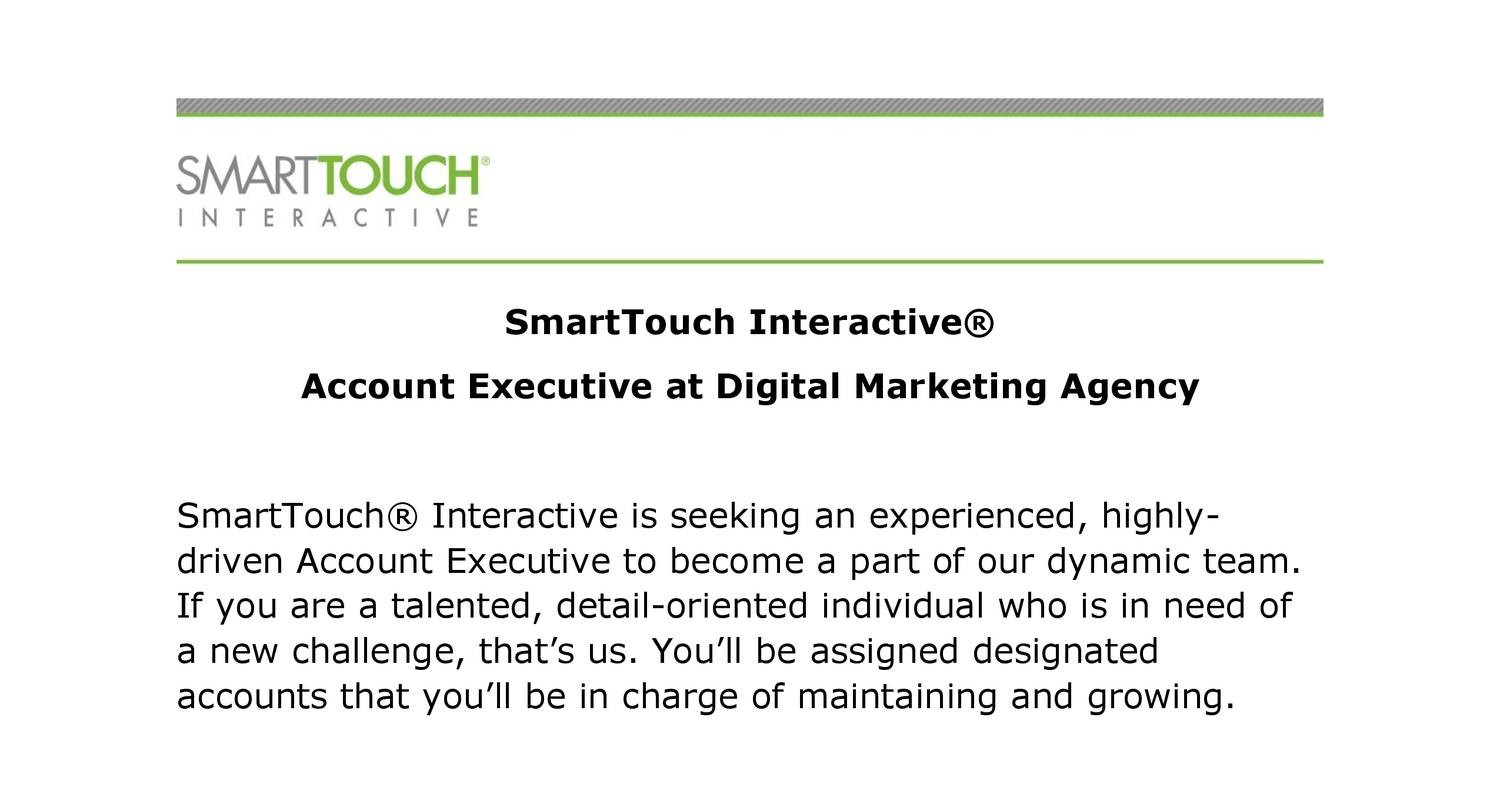 Account Executive Job Description Pdf