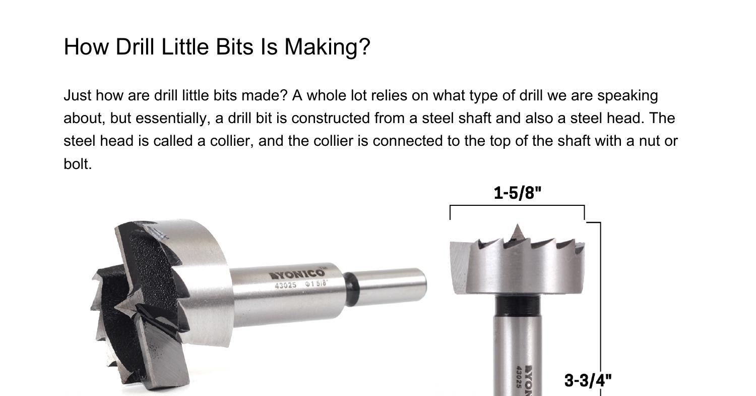 Exactly How Drill Bits Is Makingdgpng.pdf.pdf | DocDroid