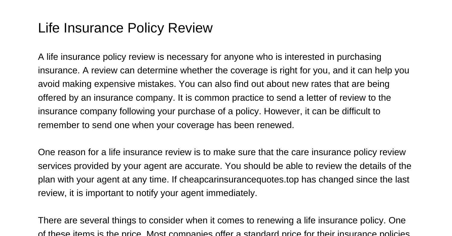 life insurance policy assignment