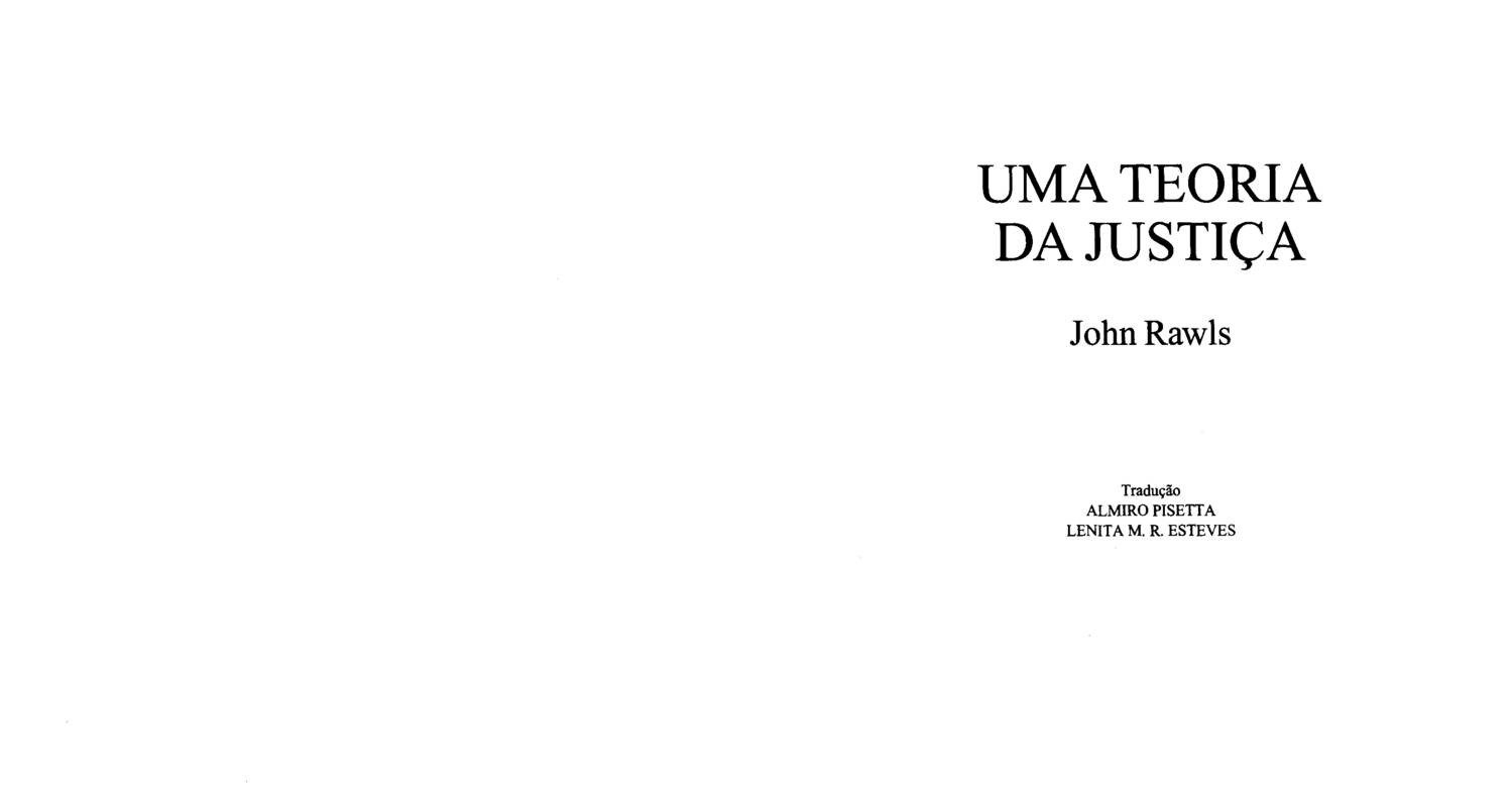 Uma Teoria Da Justiça - John Rawls.pdf | DocDroid