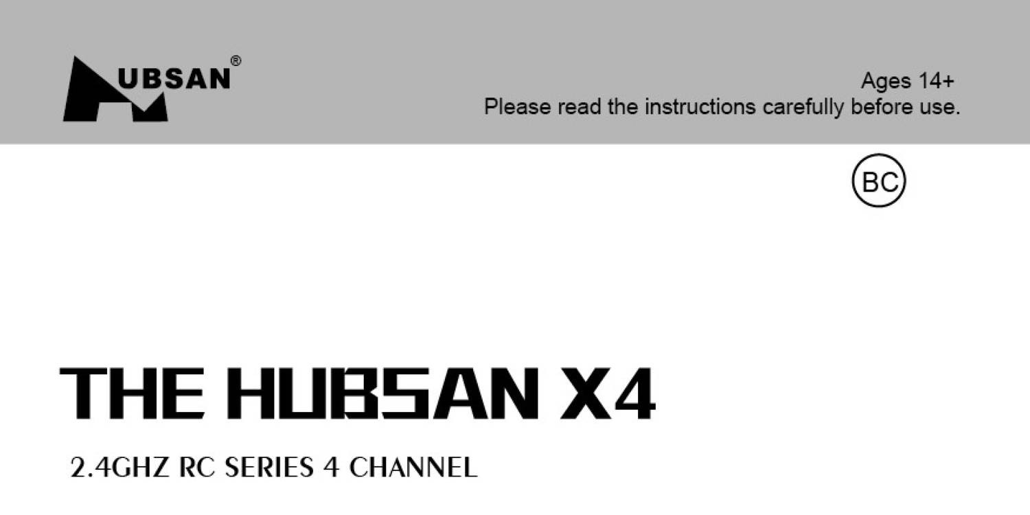 Hubsan X4 H107c Manual Español