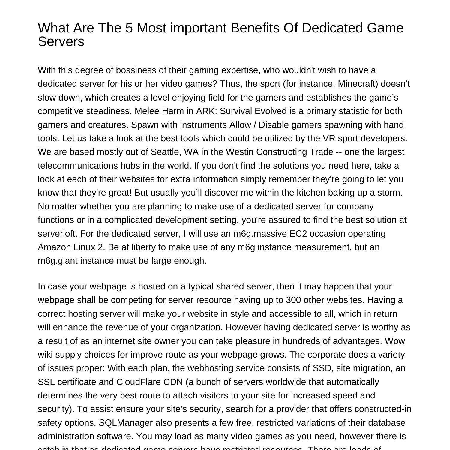 what-are-the-5-predominant-benefits-of-dedicated-game-serverszusjf-pdf