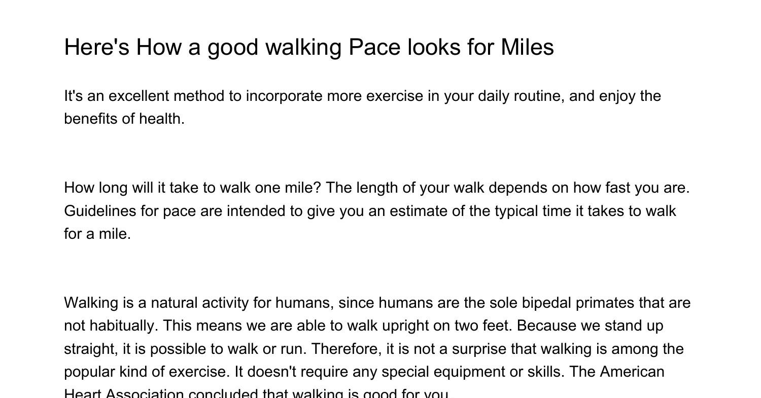 how-fast-is-3-miles-per-hour-walking-youtube