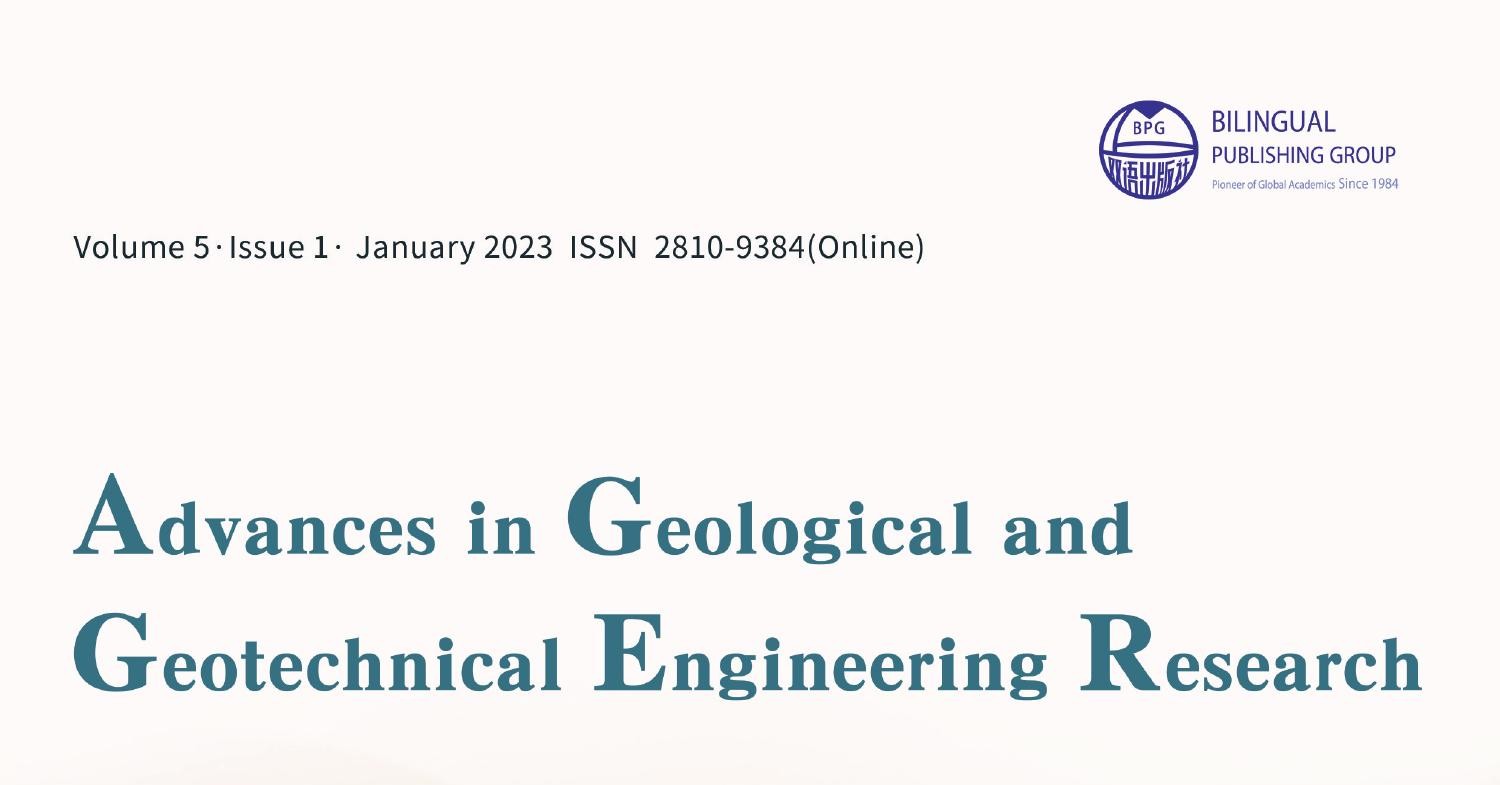 Advances in Geological and Geotechnical Engineering Research | Vol.5 ...