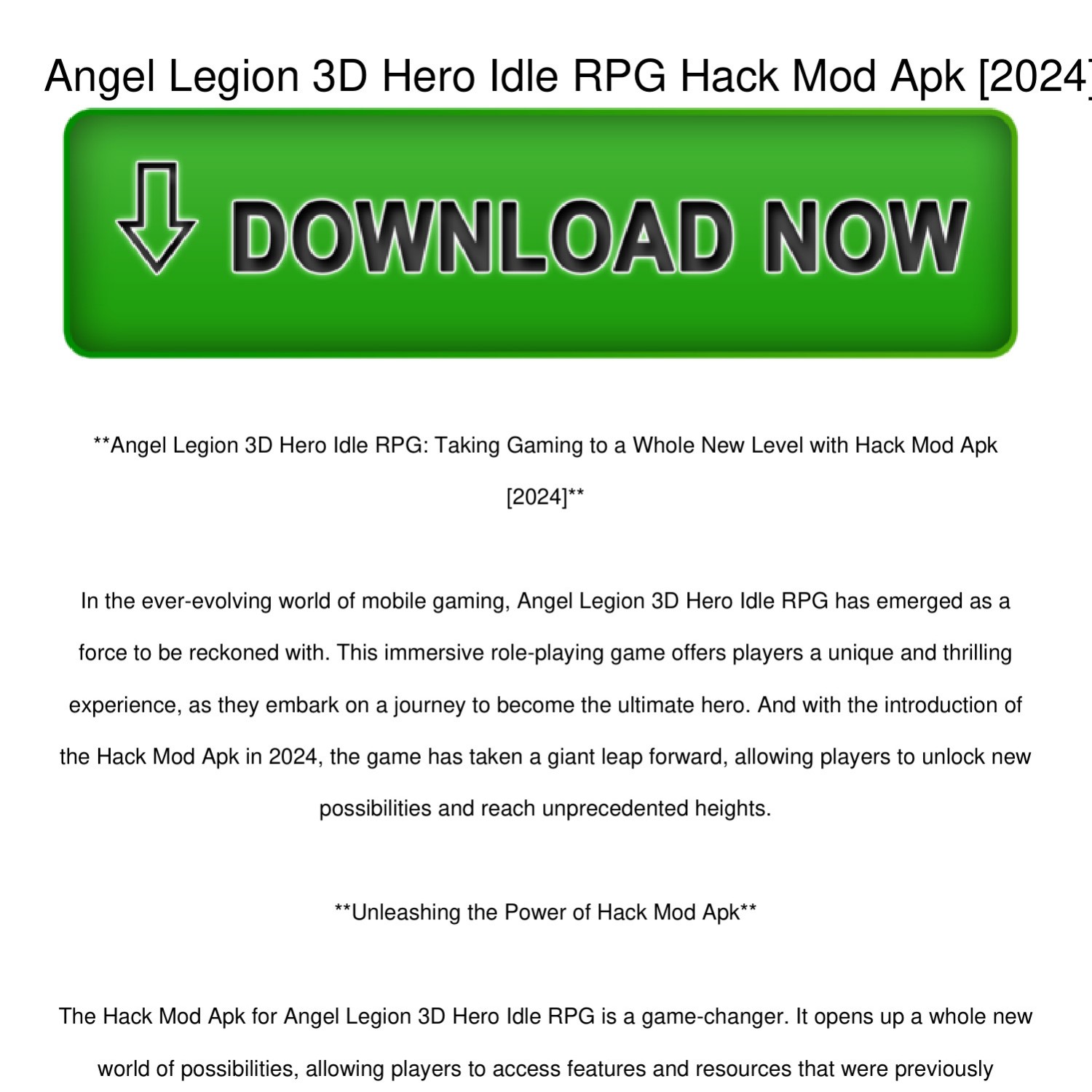 Angel-Legion-3D-Hero-Idle-RPG-Hack-Mod-Apk-[2024].pdf | DocDroid