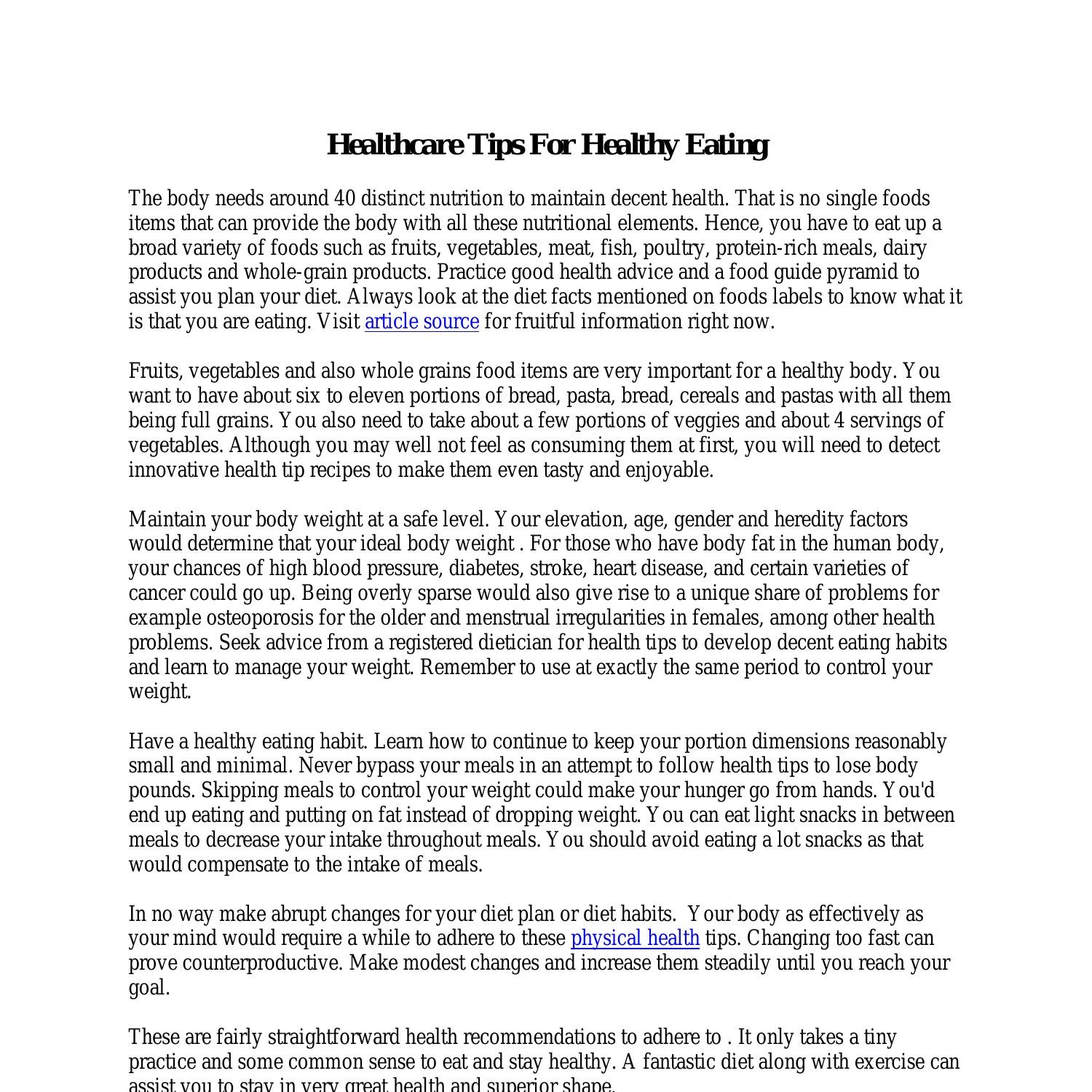 healthcare-tips-for-healthy-eating23-pdf-docdroid