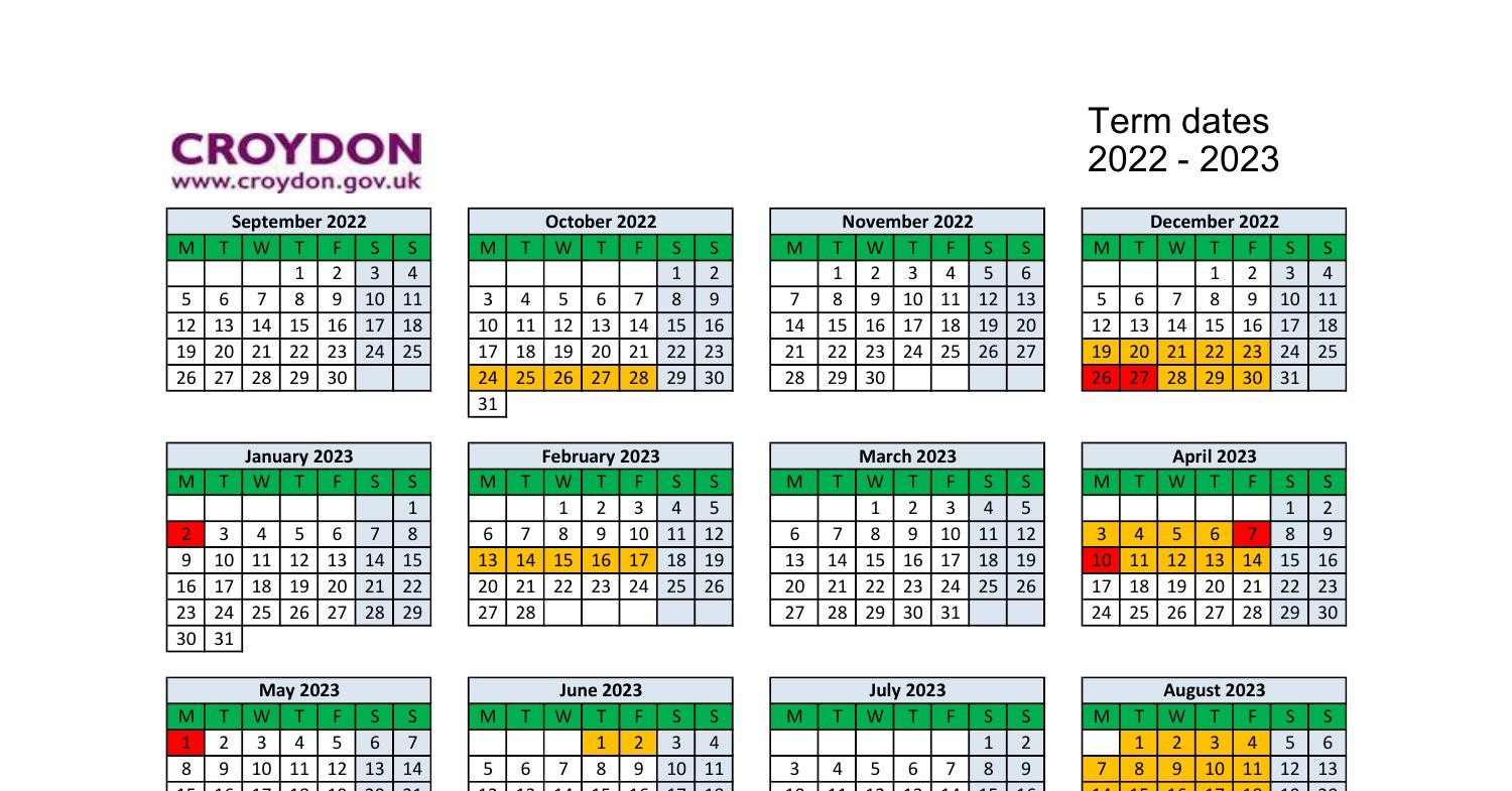 Term Dates 2023 24 Coventry 2023 Printable Calendar