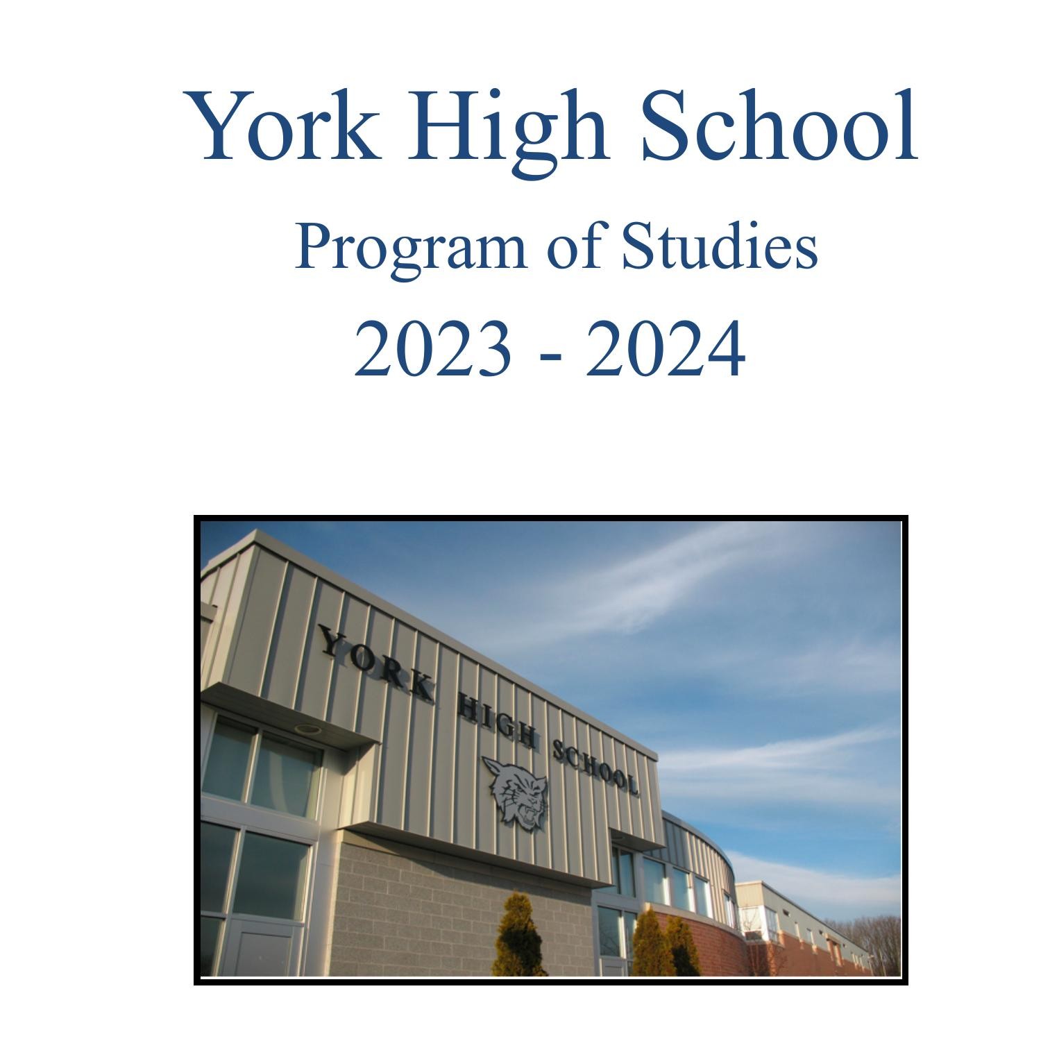 2023 2024 Program Of Studies Pdf 