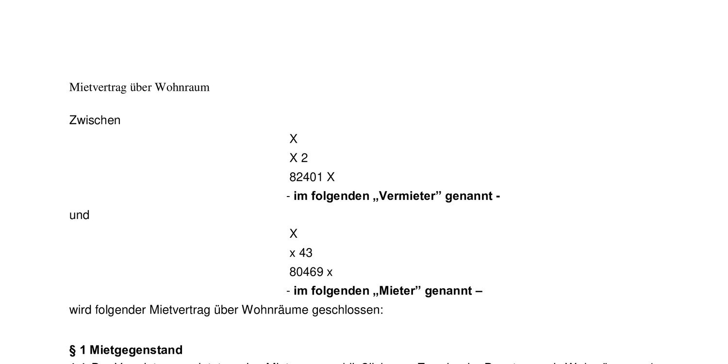 Mietvertrag S K Pdf Docdroid