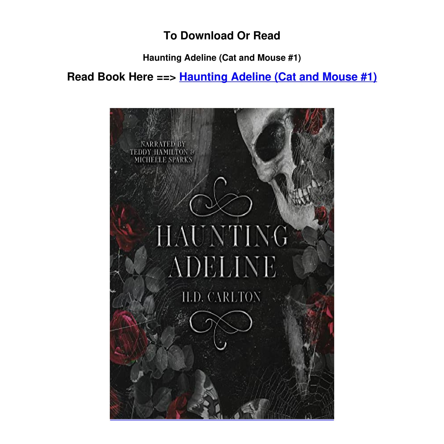 EPub Download Haunting Adeline Cat And Mouse 1 BY H D Carlton.pdf ...