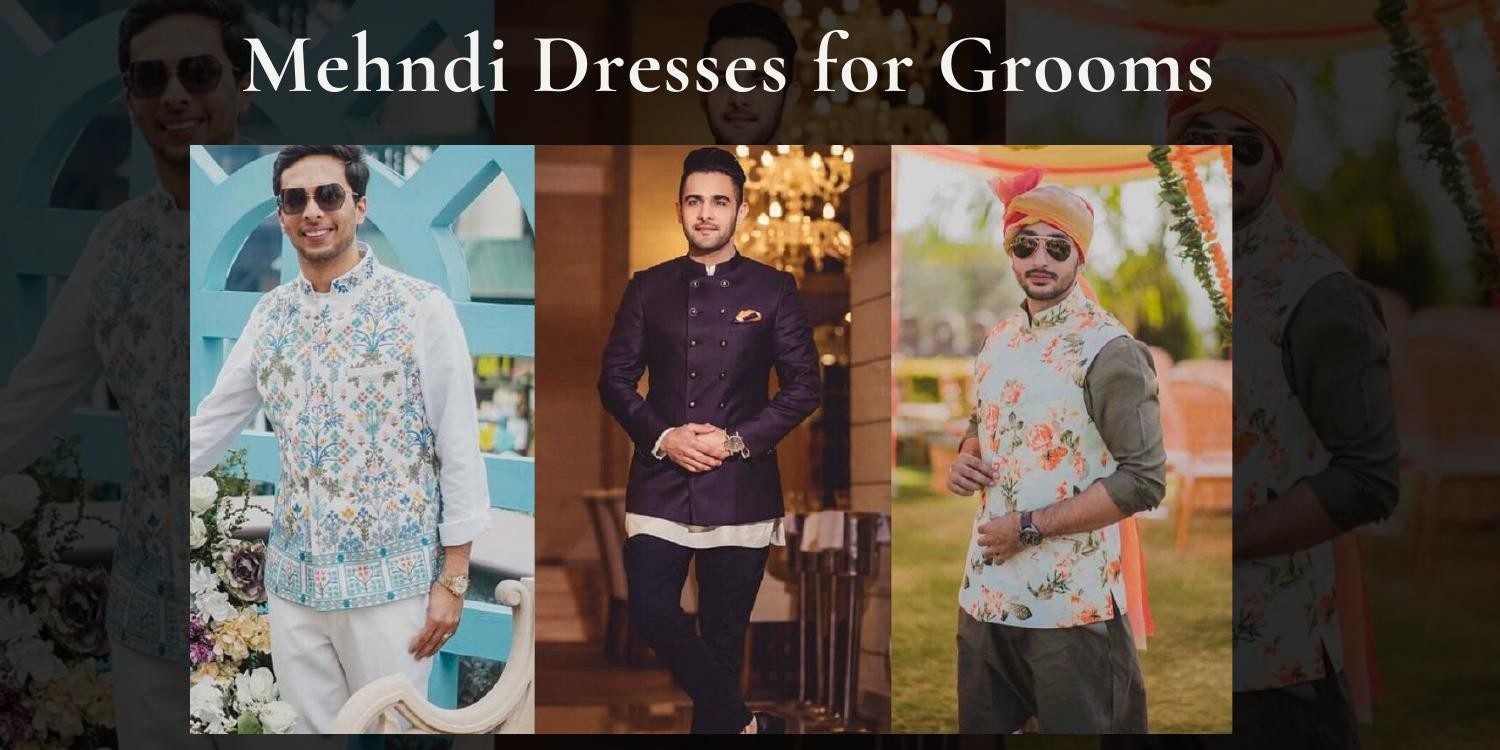 groom mehndi dresses 2020