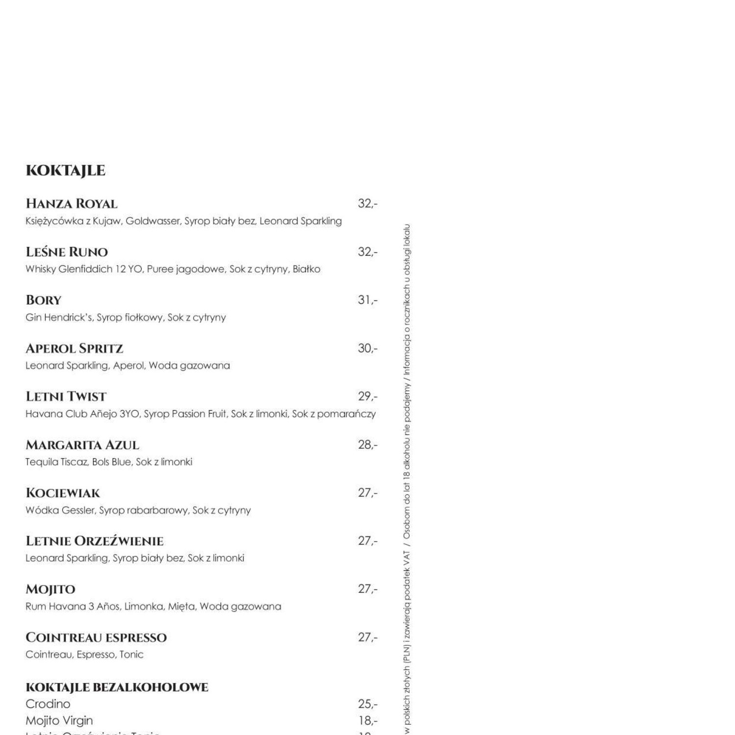 Bar Menu Karta Win Hanza Pa Ac Pdf Docdroid