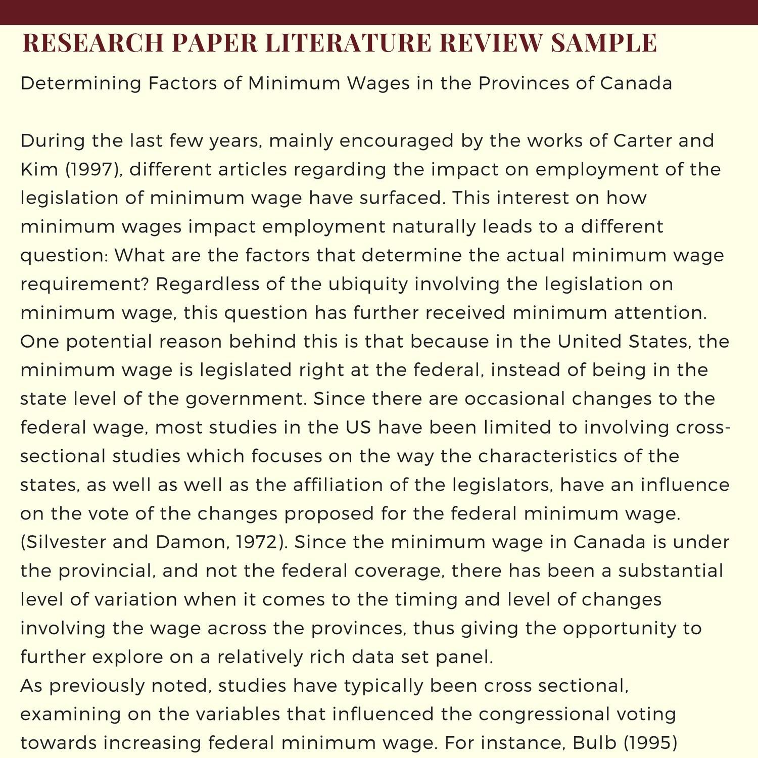 Research paper literature review sample pdf DocDroid