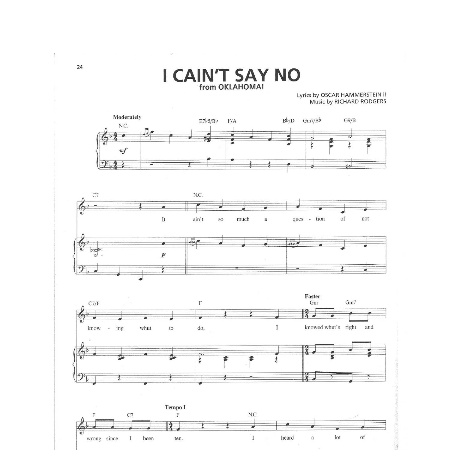 when jesus say yes nobody can say no sheet music