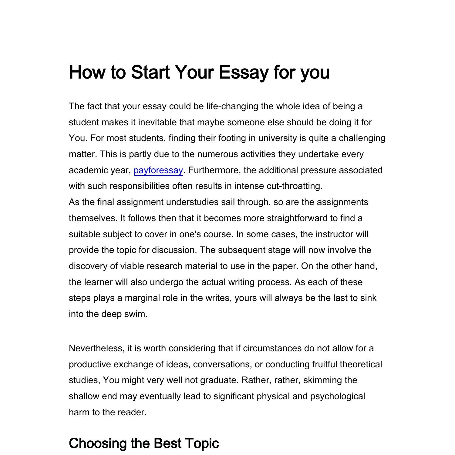 type your essay for you